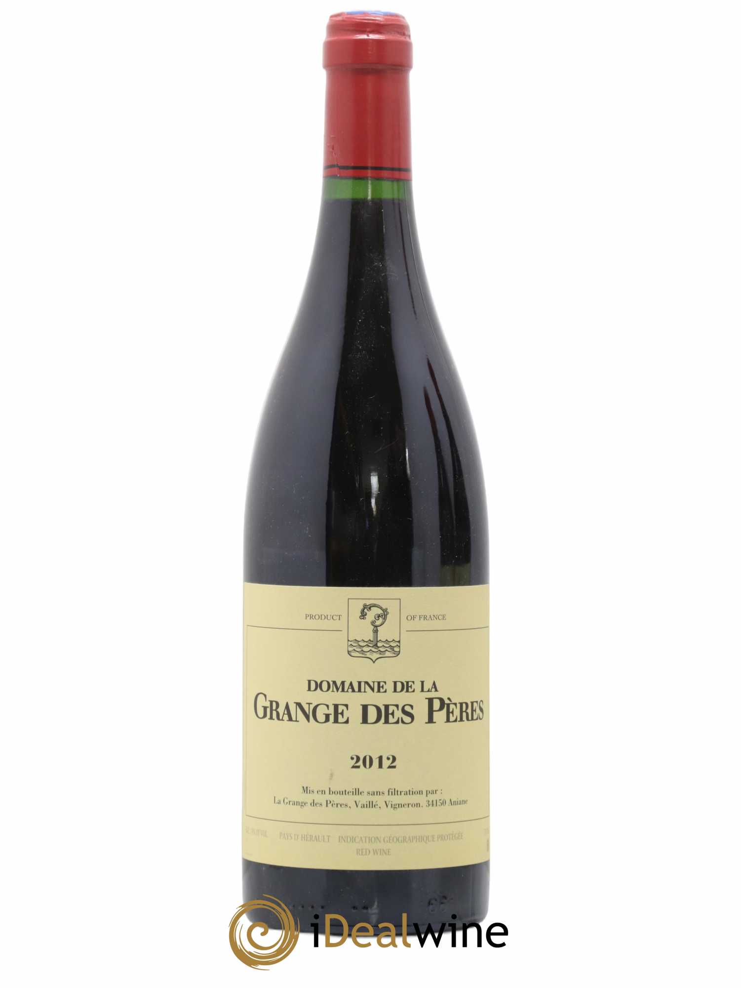 Pays d'Hérault Grange des Pères Laurent Vaillé 2012 - Lot de 1 bouteille - 0