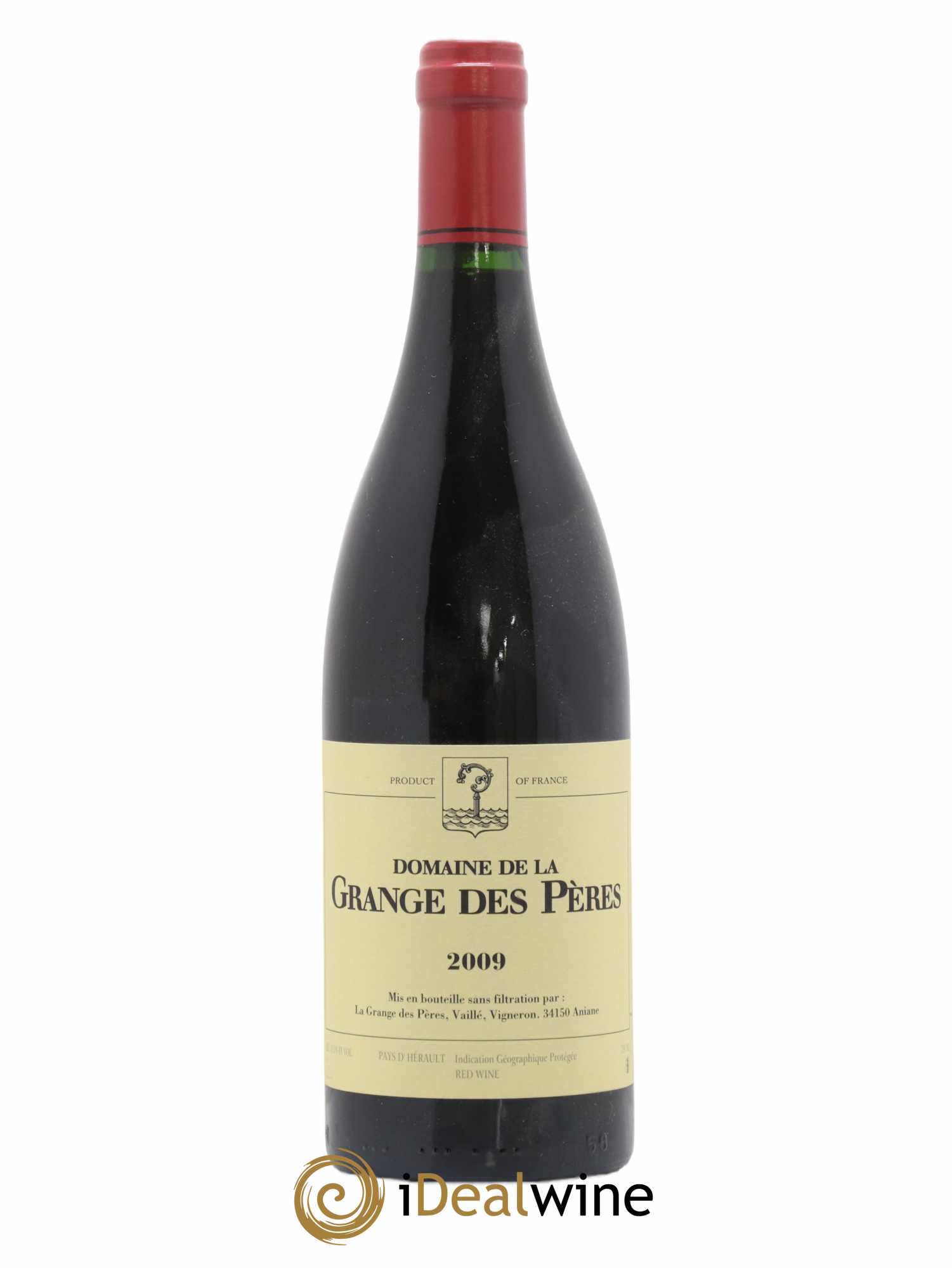 Pays d'Hérault Grange des Pères Laurent Vaillé 2009 - Lot de 1 bouteille - 0