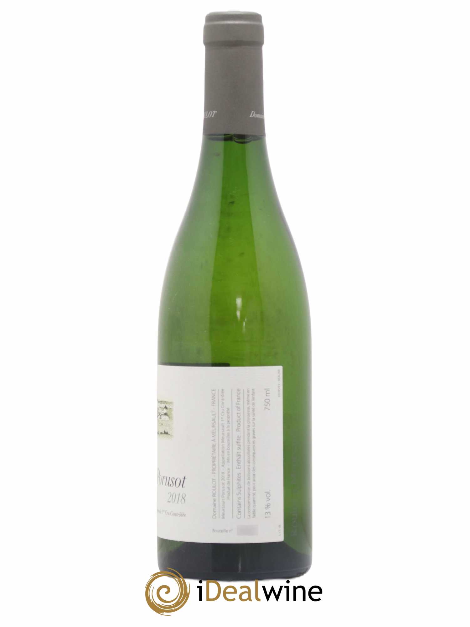 Meursault 1er Cru Le Porusot Roulot (Domaine) 2018 - Lot de 1 bouteille - 1