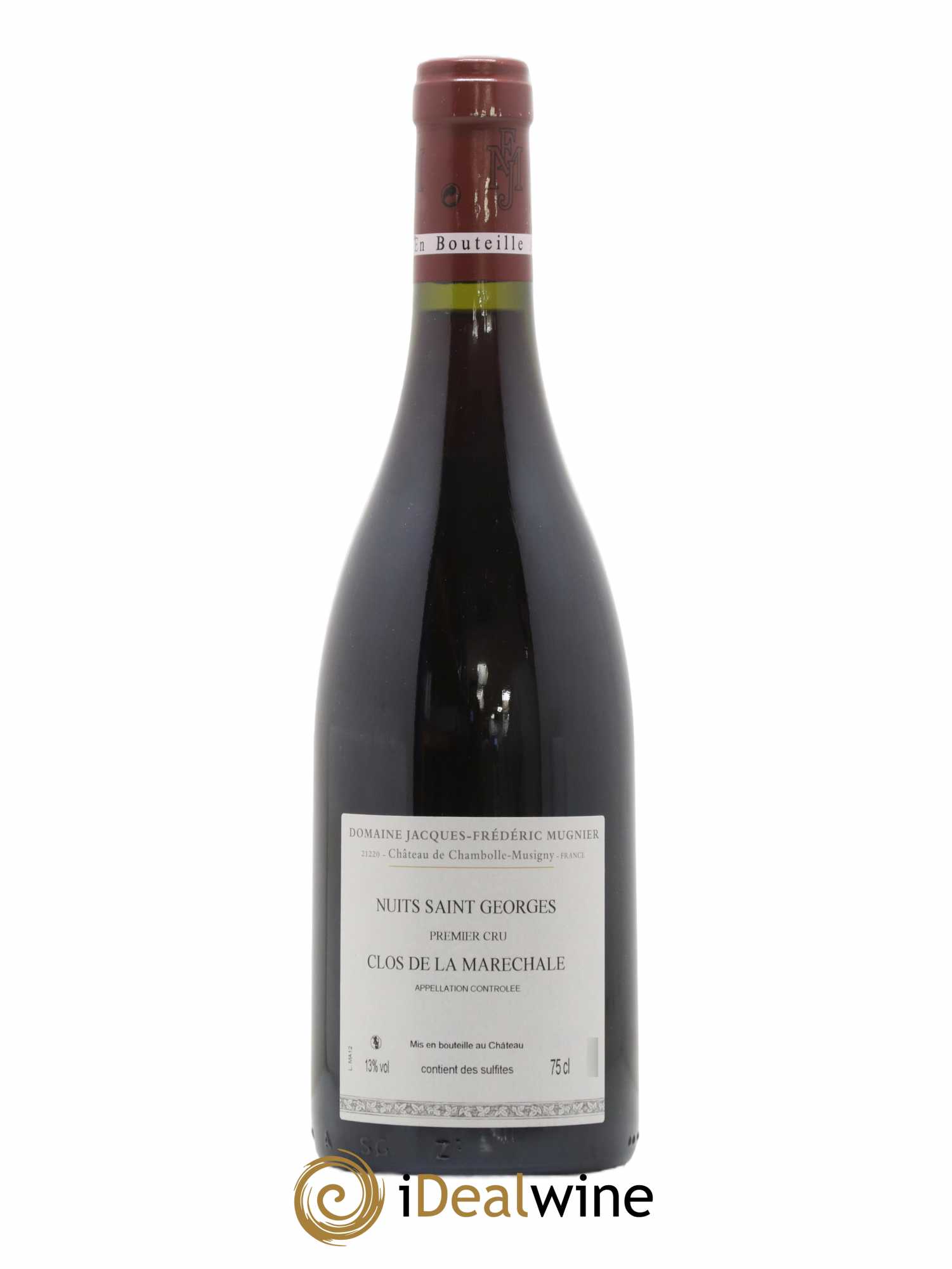 Nuits-Saint-Georges 1er Cru Clos de La Maréchale Jacques-Frédéric Mugnier 2012 - Lot de 1 bouteille - 1