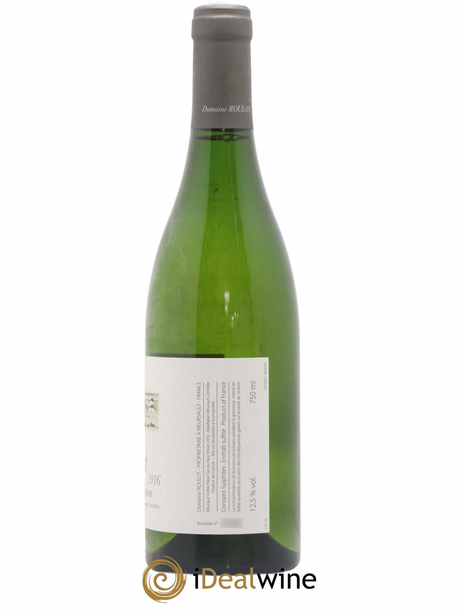 Meursault A mon plaisir Clos du Haut Tesson Roulot (Domaine) 2016 - Lot de 1 bouteille - 1