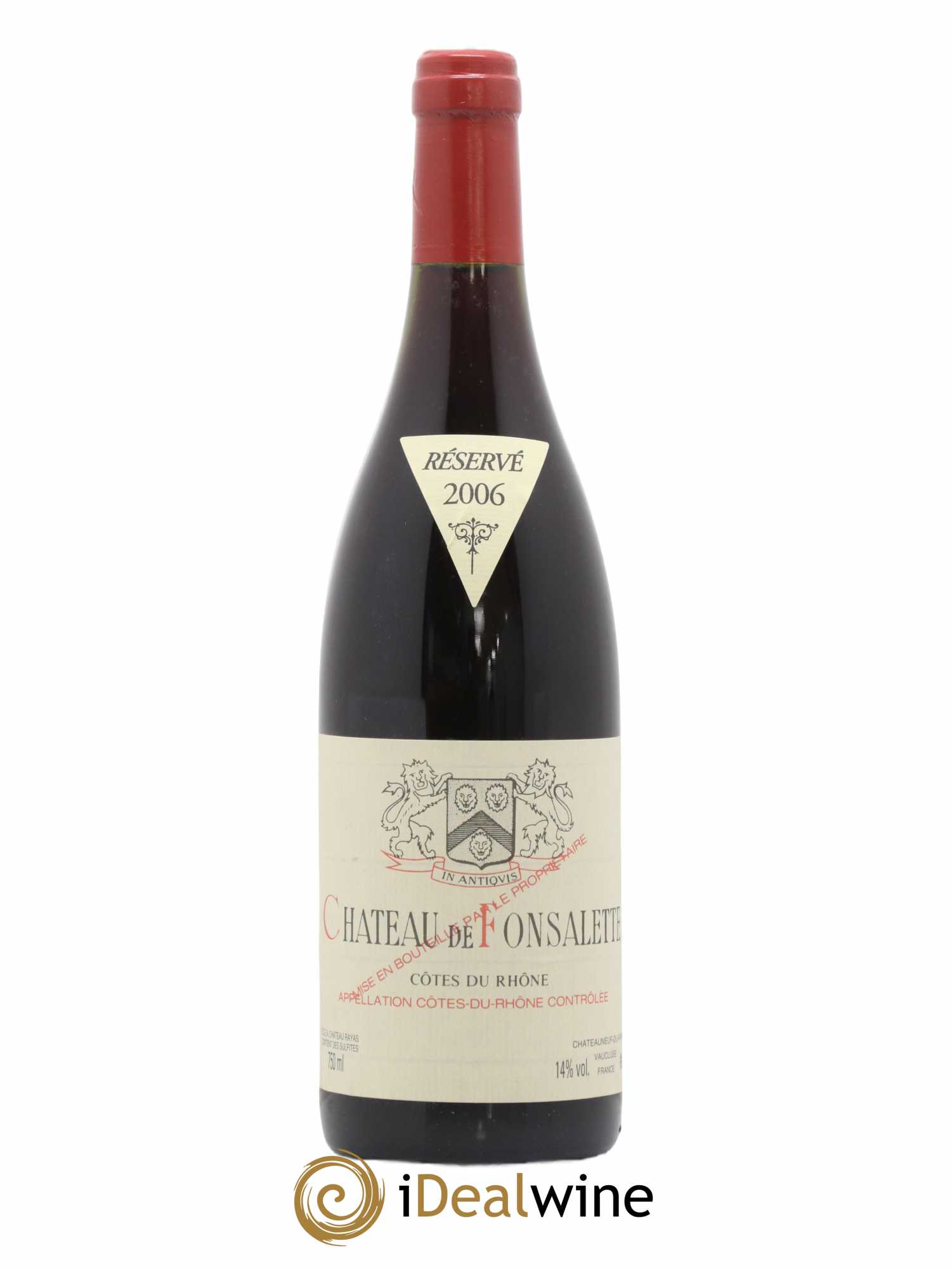 Côtes-du-Rhône Château de Fonsalette Emmanuel Reynaud 2006 - Lot de 1 bouteille - 0