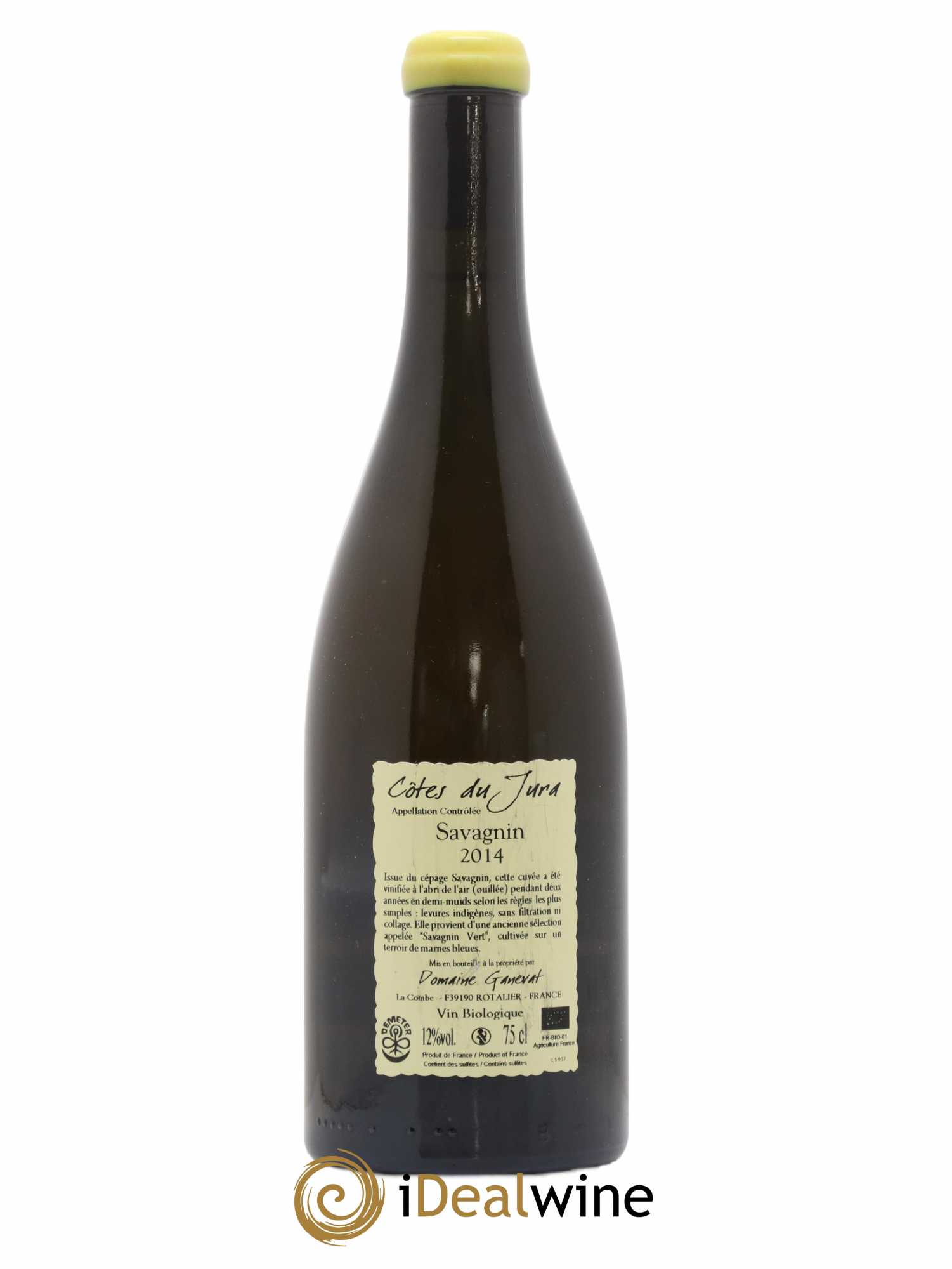 Côtes du Jura Les Chalasses Marnes Bleues Jean-François Ganevat (Domaine) 2014 - Lot de 1 bouteille - 1