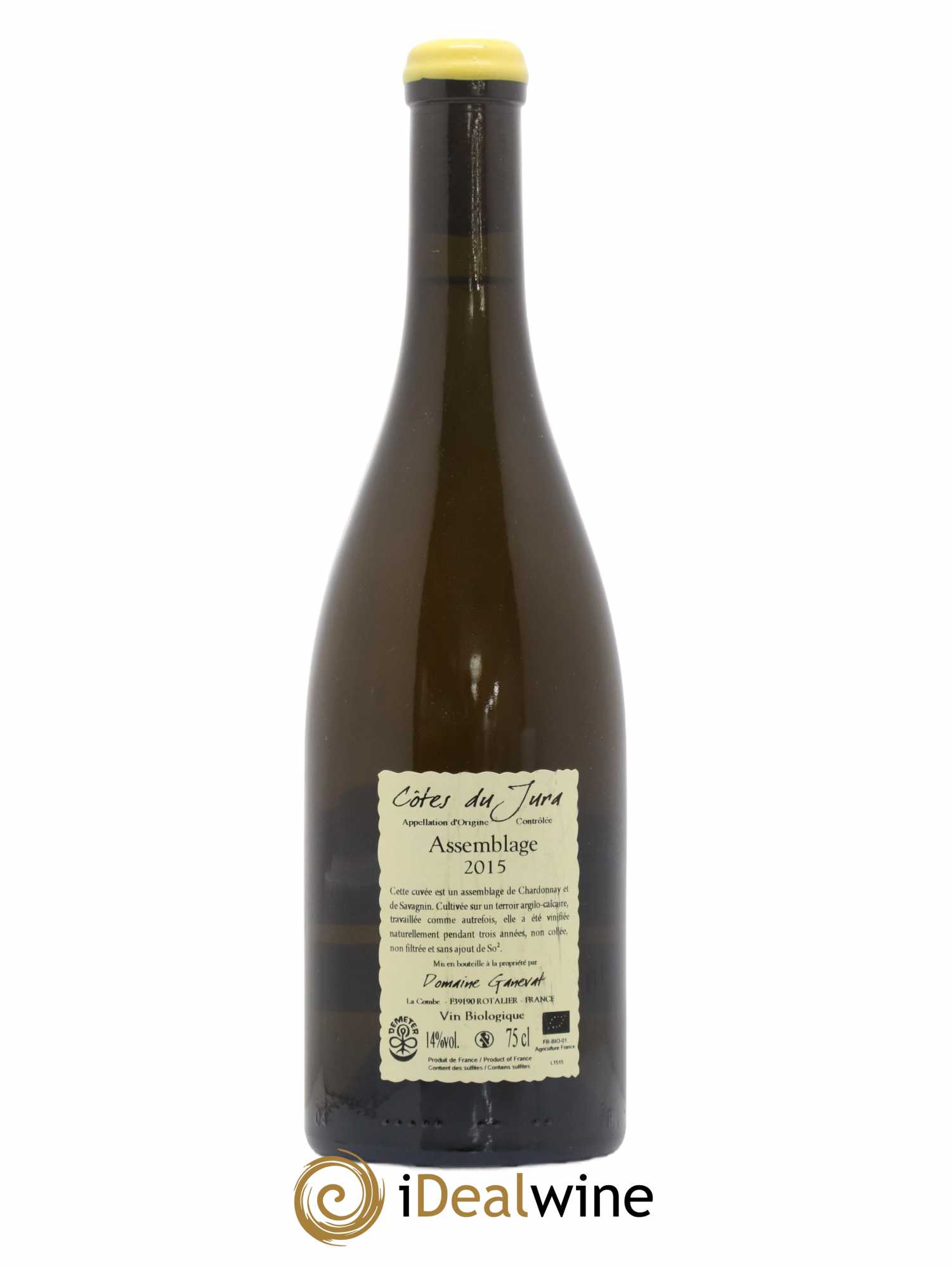 Côtes du Jura Cuvée Orégane Jean-François Ganevat (Domaine) 2015 - Lot de 1 bouteille - 1