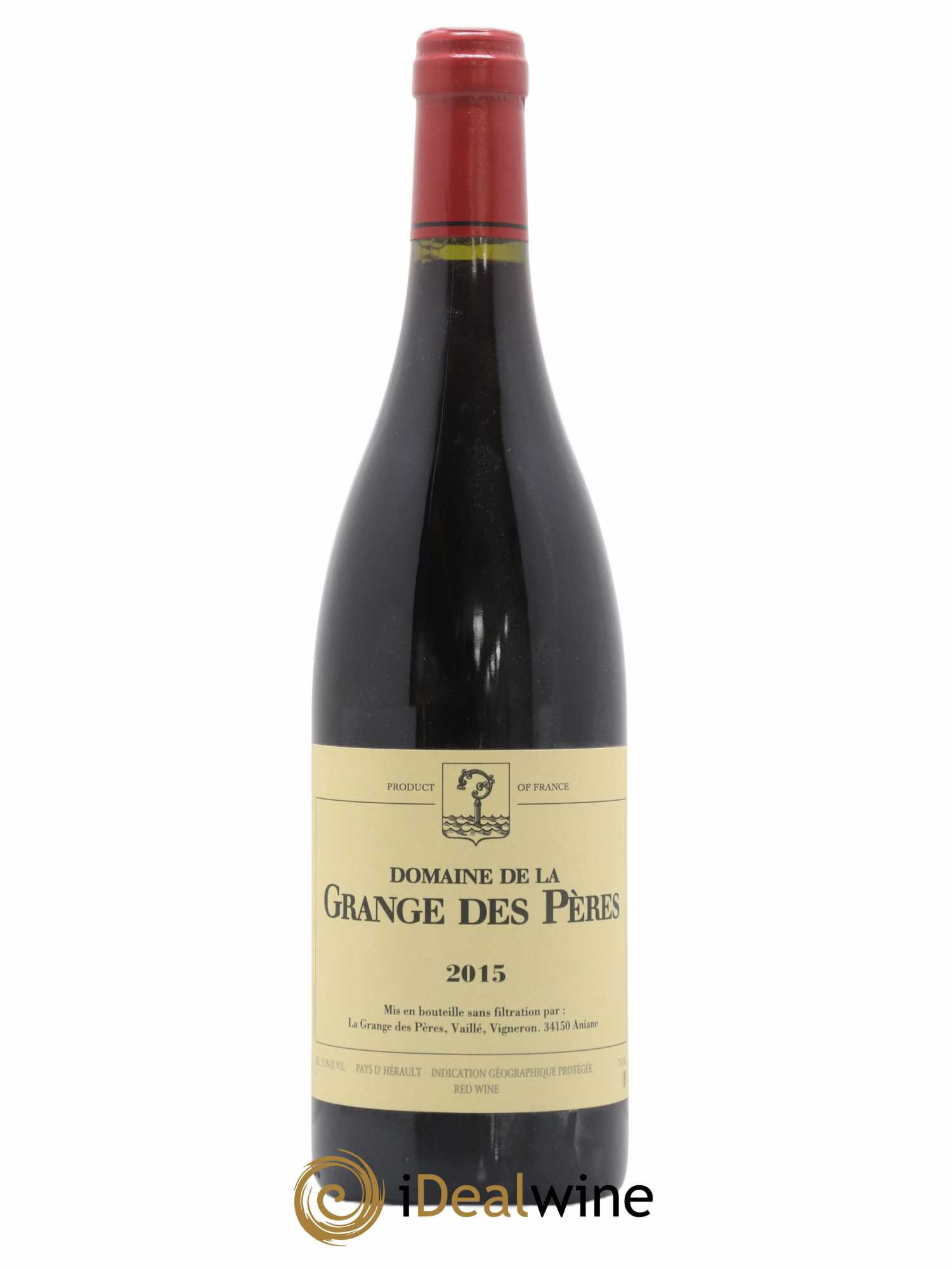 Pays d'Hérault Grange des Pères Laurent Vaillé 2015 - Lot de 1 bouteille - 0