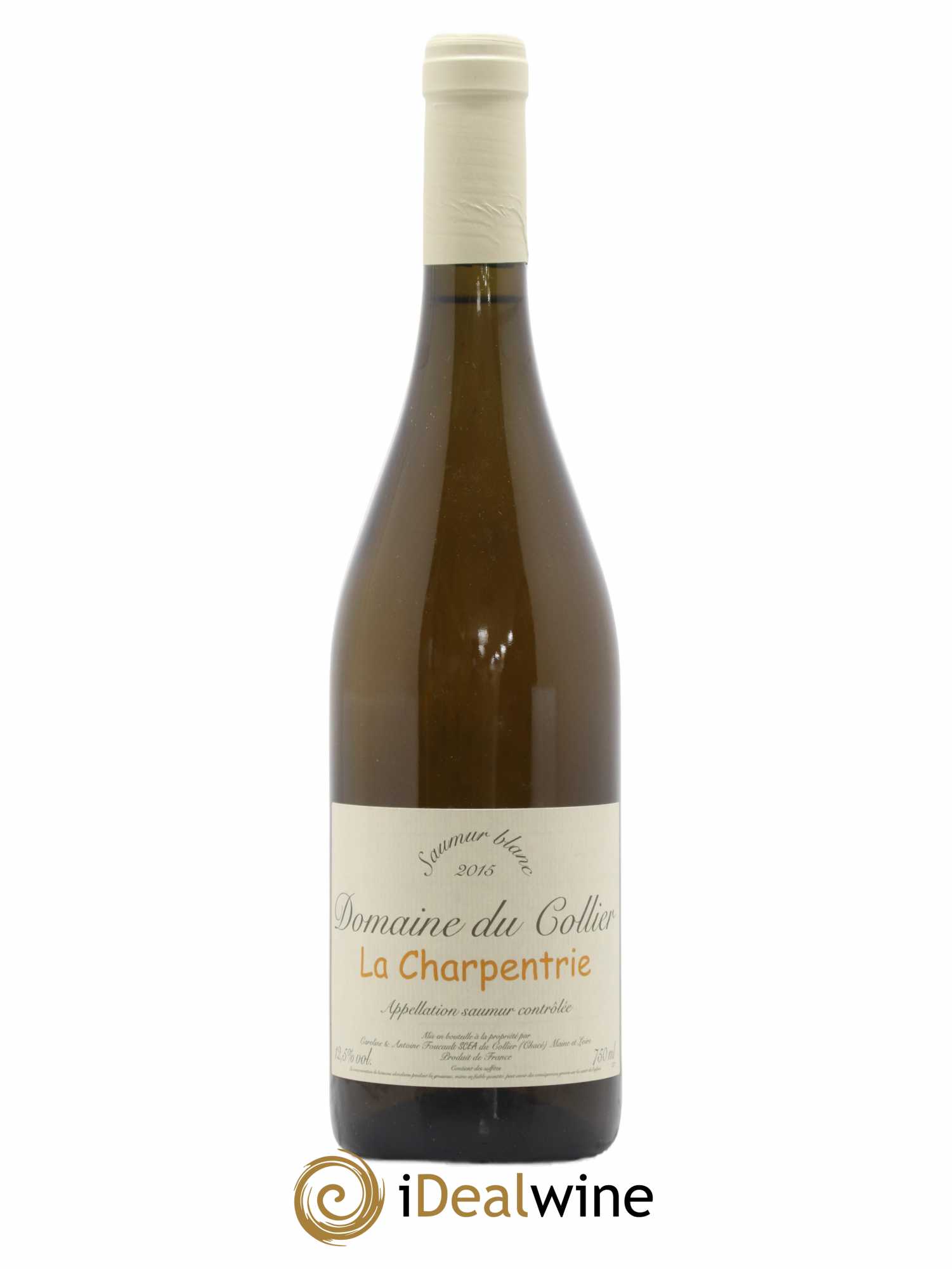 Saumur La Charpentrie Domaine du Collier 2015 - Lot de 1 bouteille - 0