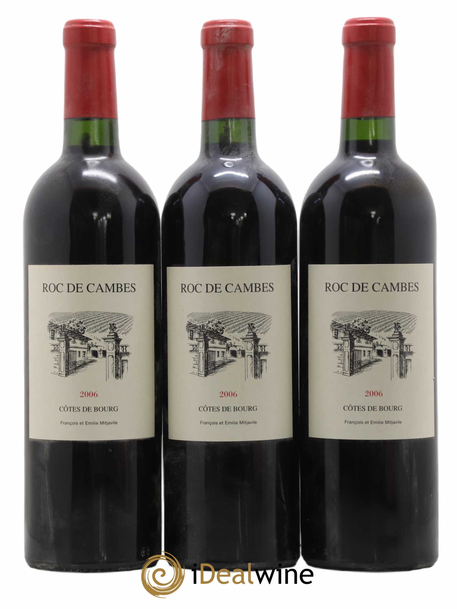 Roc de Cambes 2006 - Posten von 3 Flaschen - 0