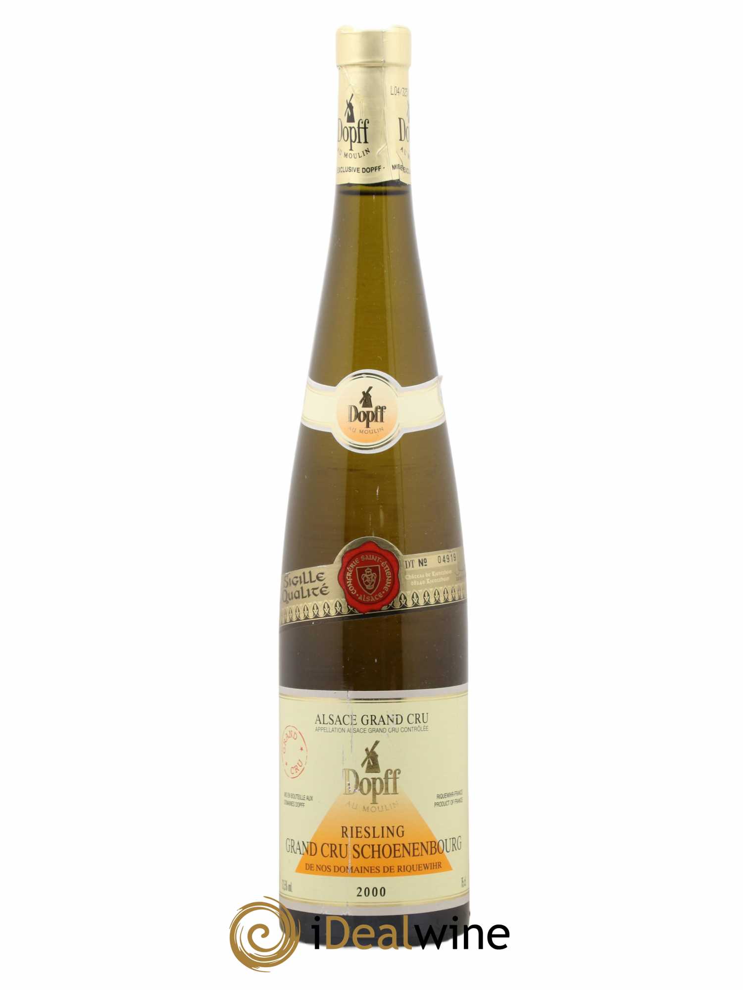 Alsace Riesling grand Cru Schoenenbourg Dopff au Moulin 2000 - Posten von 1 Flasche - 0