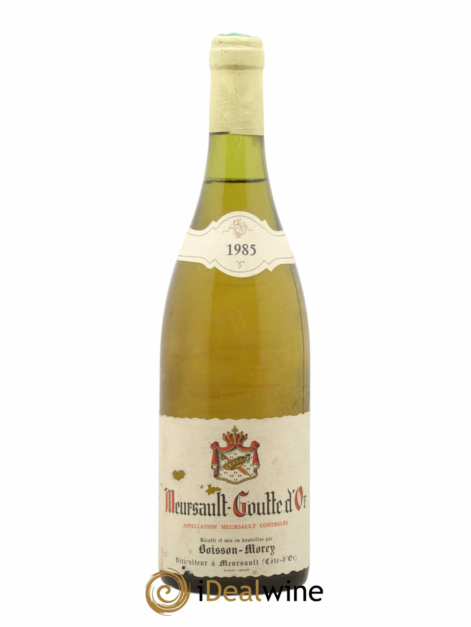 Meursault 1er Cru Goutte D'Or Domaine Boisson Morey 1985 - Lot de 1 bouteille - 0