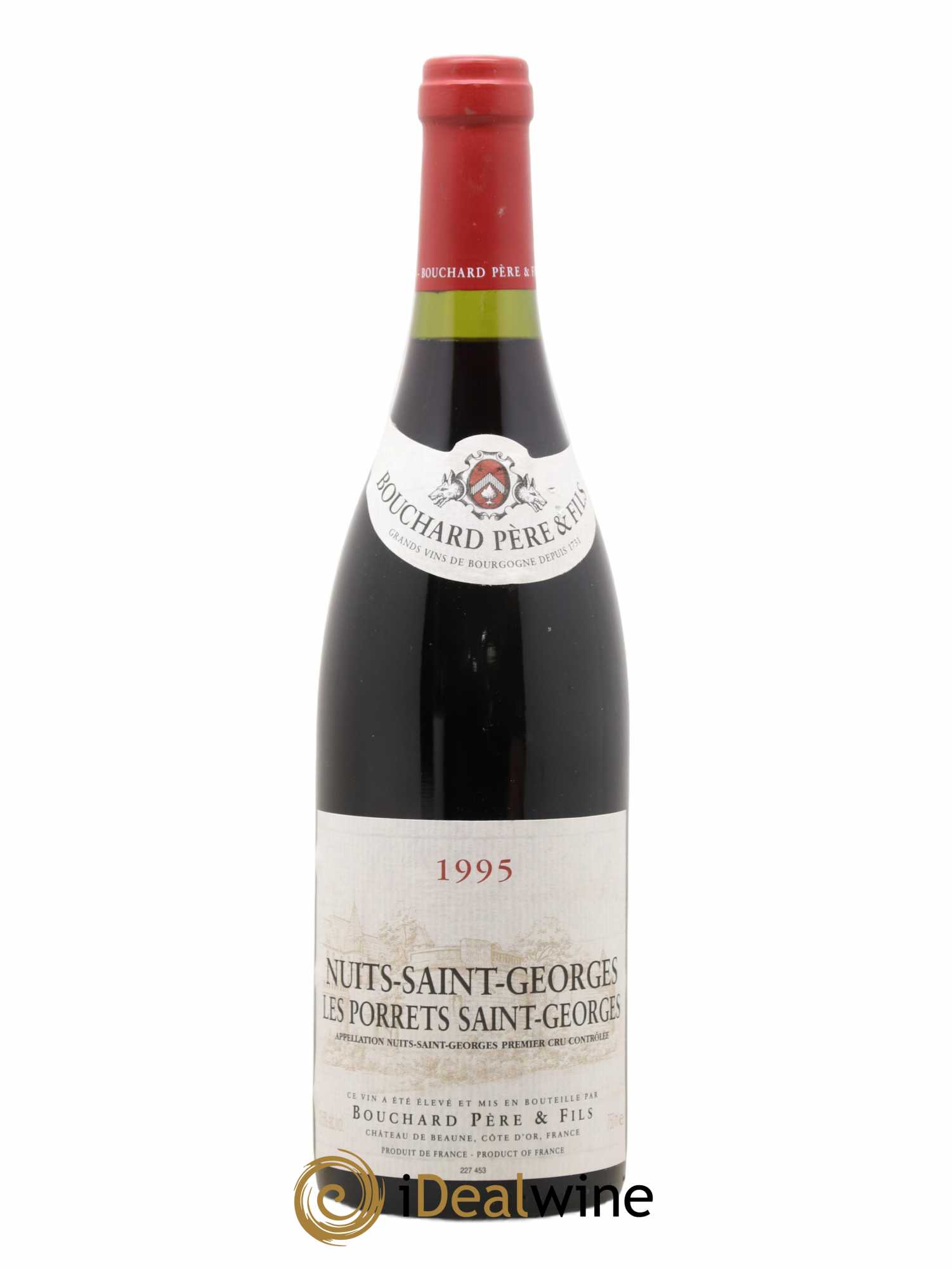 Nuits-Saint-Georges 1er Cru Les Porrets Saint-Georges Bouchard Père & Fils 1995 - Posten von 1 Flasche - 0