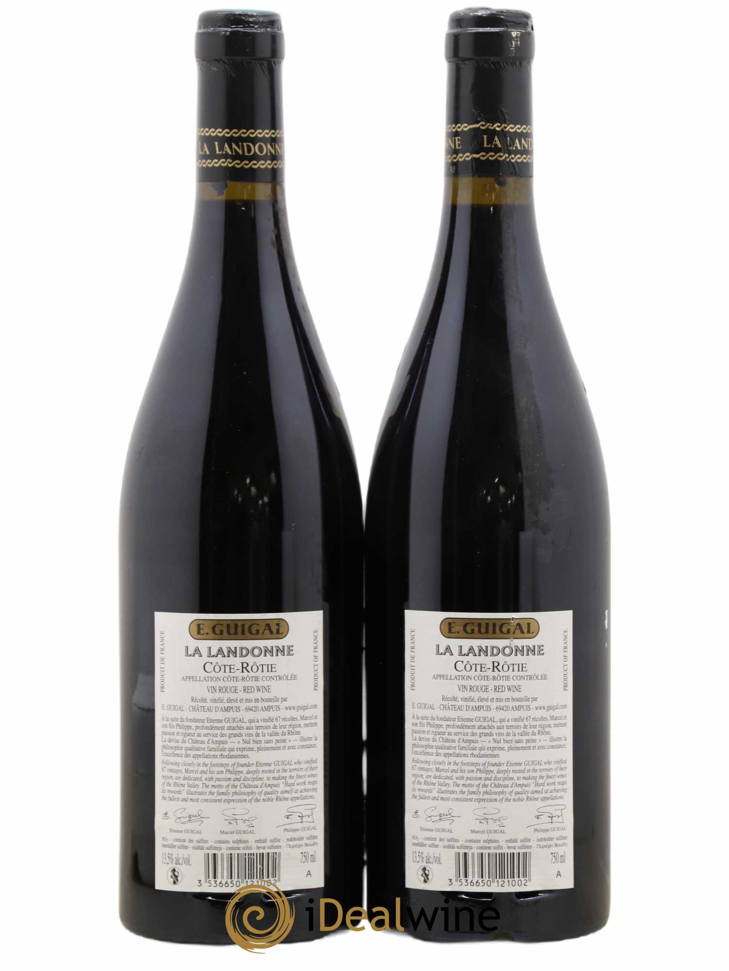 Côte-Rôtie La Landonne Guigal 2006 - Lot de 2 bouteilles - 1