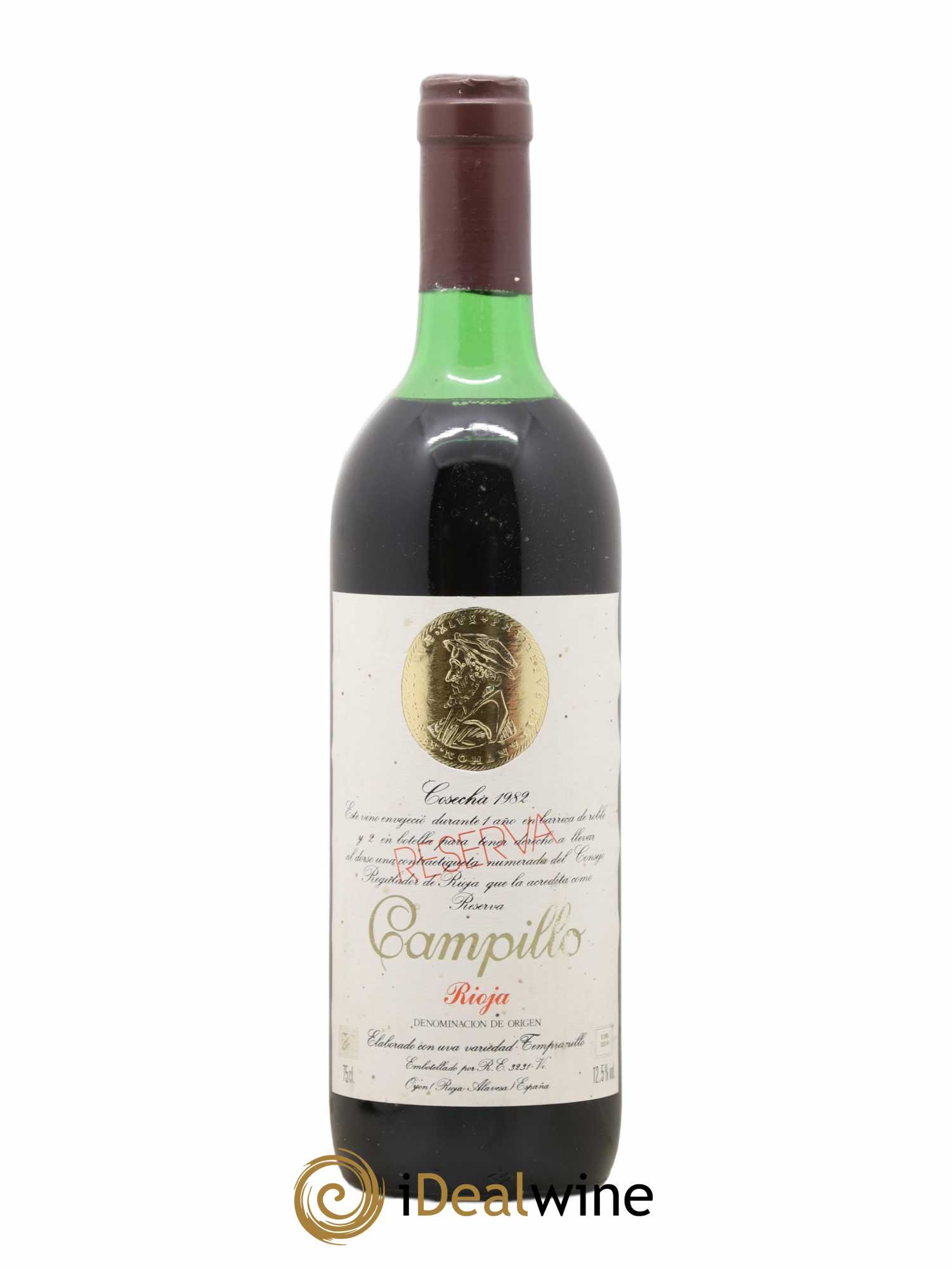 Rioja DOCA Reserva D.O. Bodegas Campillo 1982 - Posten von 1 Flasche - 0