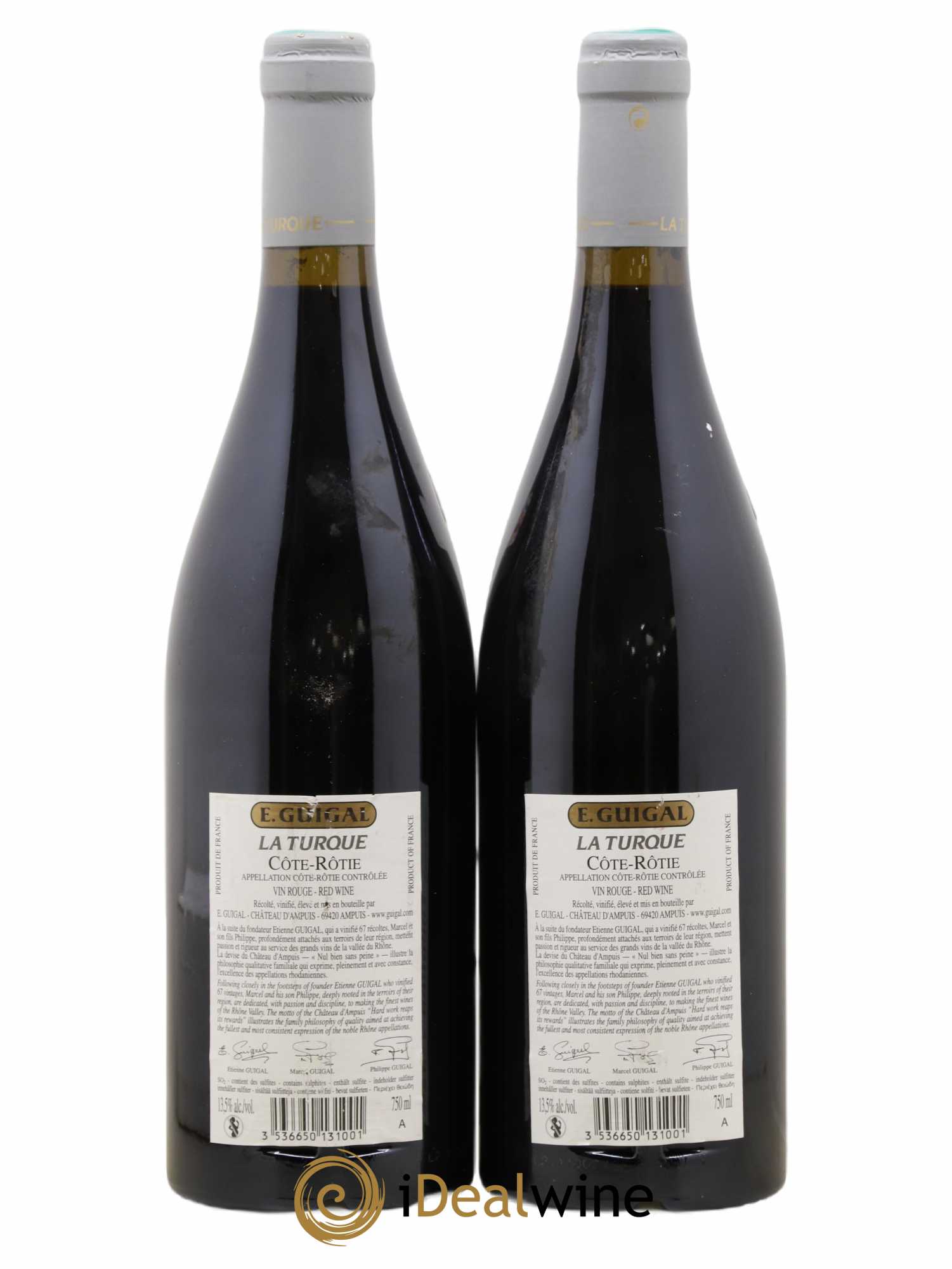 Côte-Rôtie La Turque Guigal 2006 - Lot de 2 bouteilles - 1