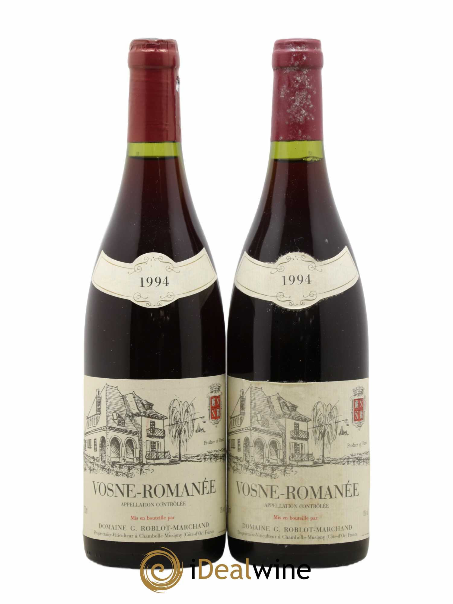 Vosne-Romanée Domaine Roblot - Marchand 1994 - Posten von 2 Flaschen - 0