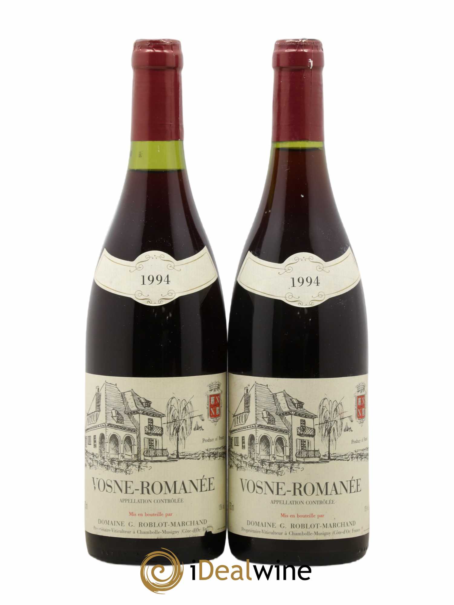 Vosne-Romanée Domaine Roblot - Marchand 1994 - Posten von 2 Flaschen - 0