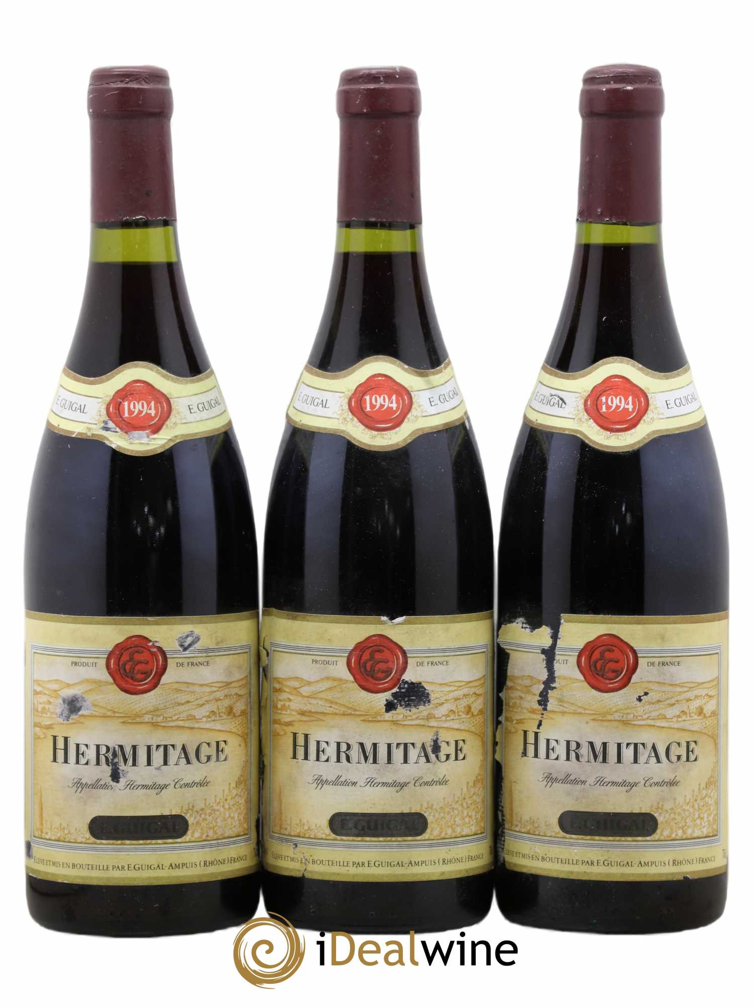 Hermitage Guigal 1994 - Lot de 3 bouteilles - 0