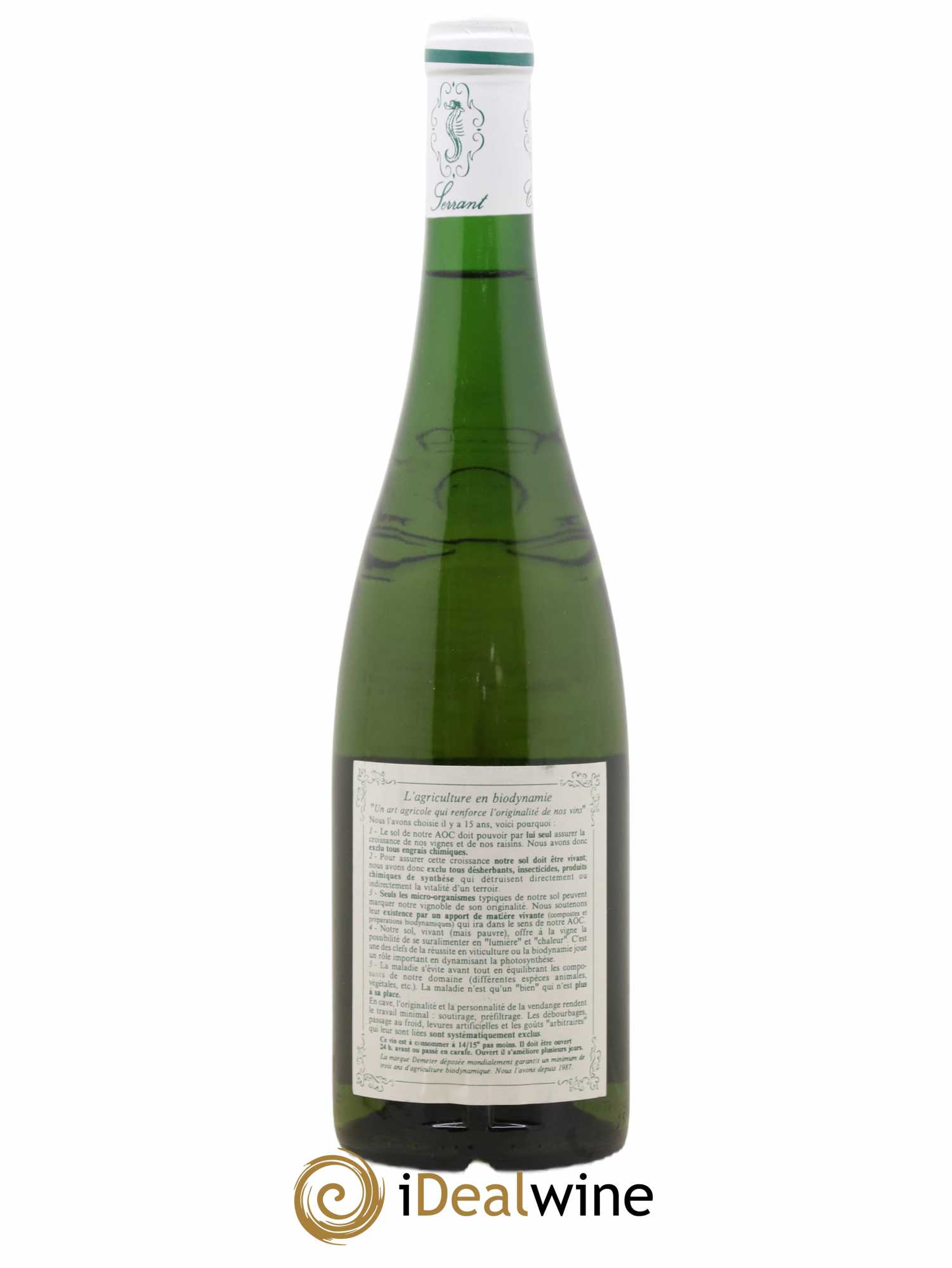 Savennières Clos de la Coulée de Serrant Vignobles de la Coulée de Serrant - Nicolas Joly 1993 - Lot de 1 bouteille - 1