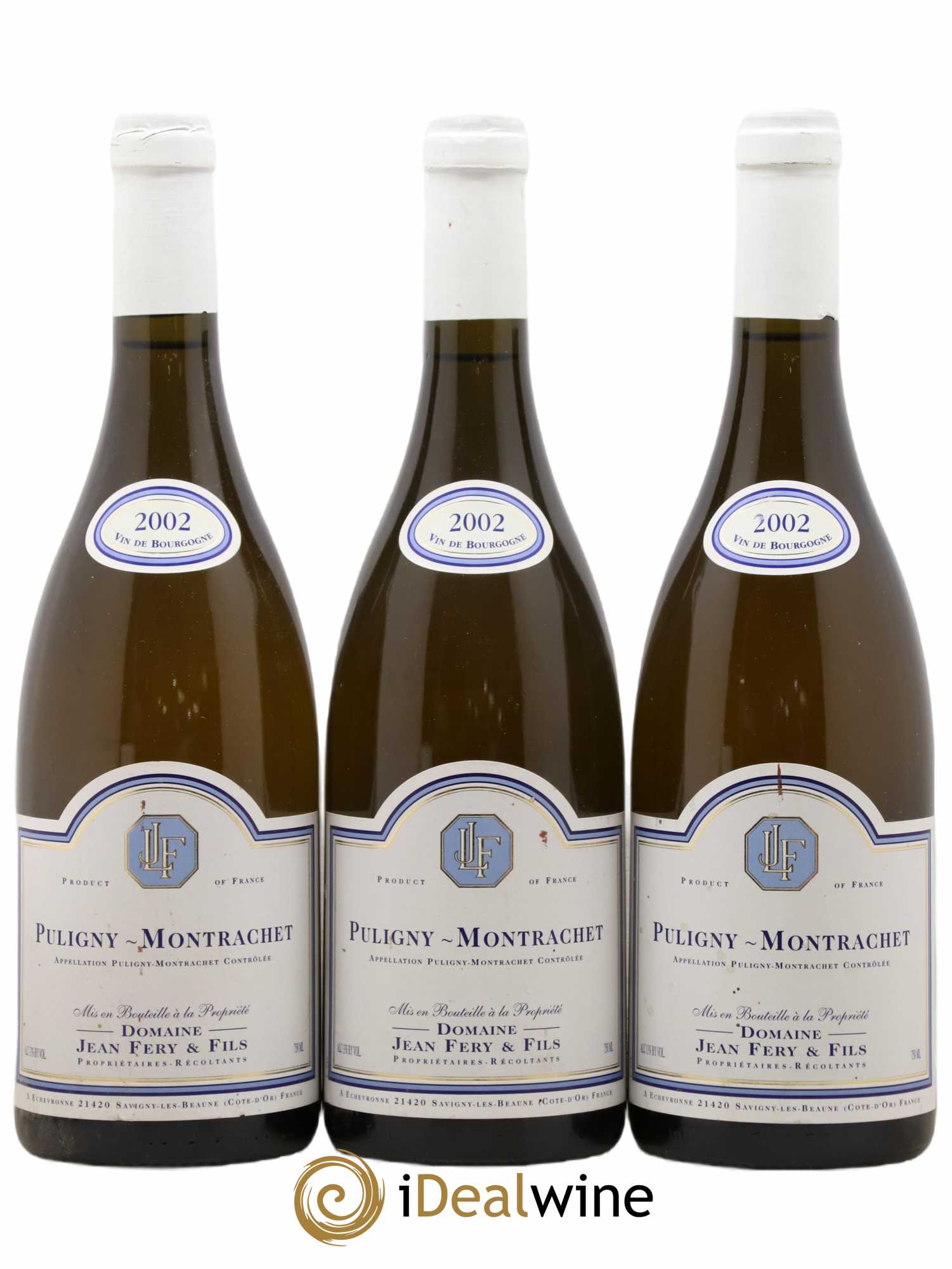 Puligny-Montrachet Domaine Jean Fery & Fils 2002 - Posten von 3 Flaschen - 0