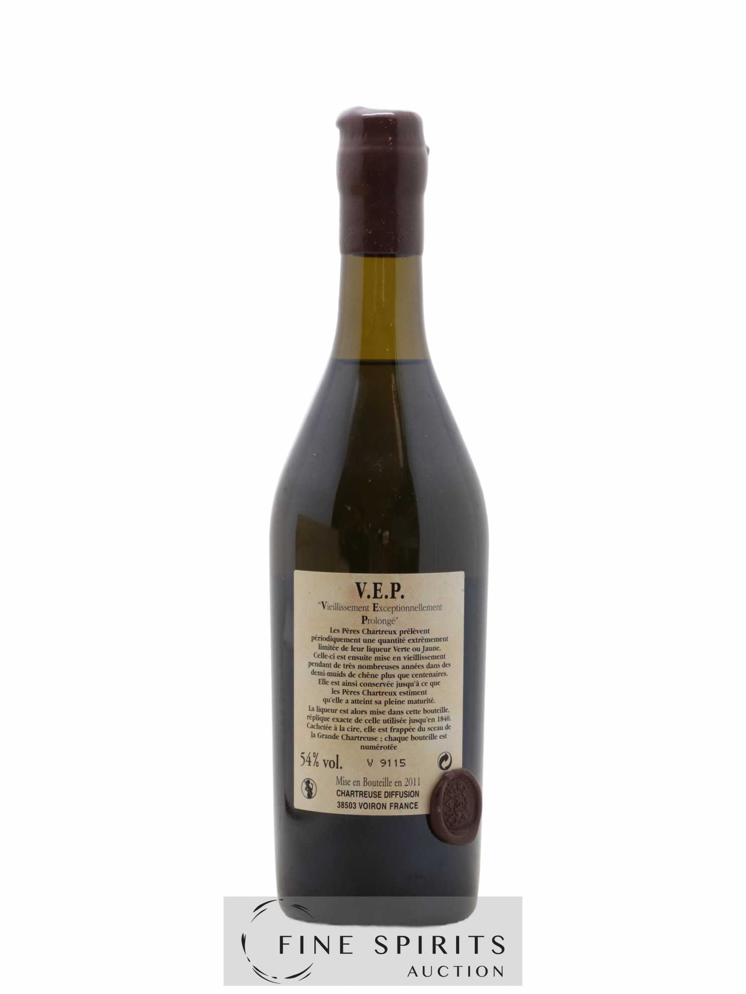 Chartreuse Of. Verte V.E.P. Mise 2011 - Lot de 1 bouteille - 2
