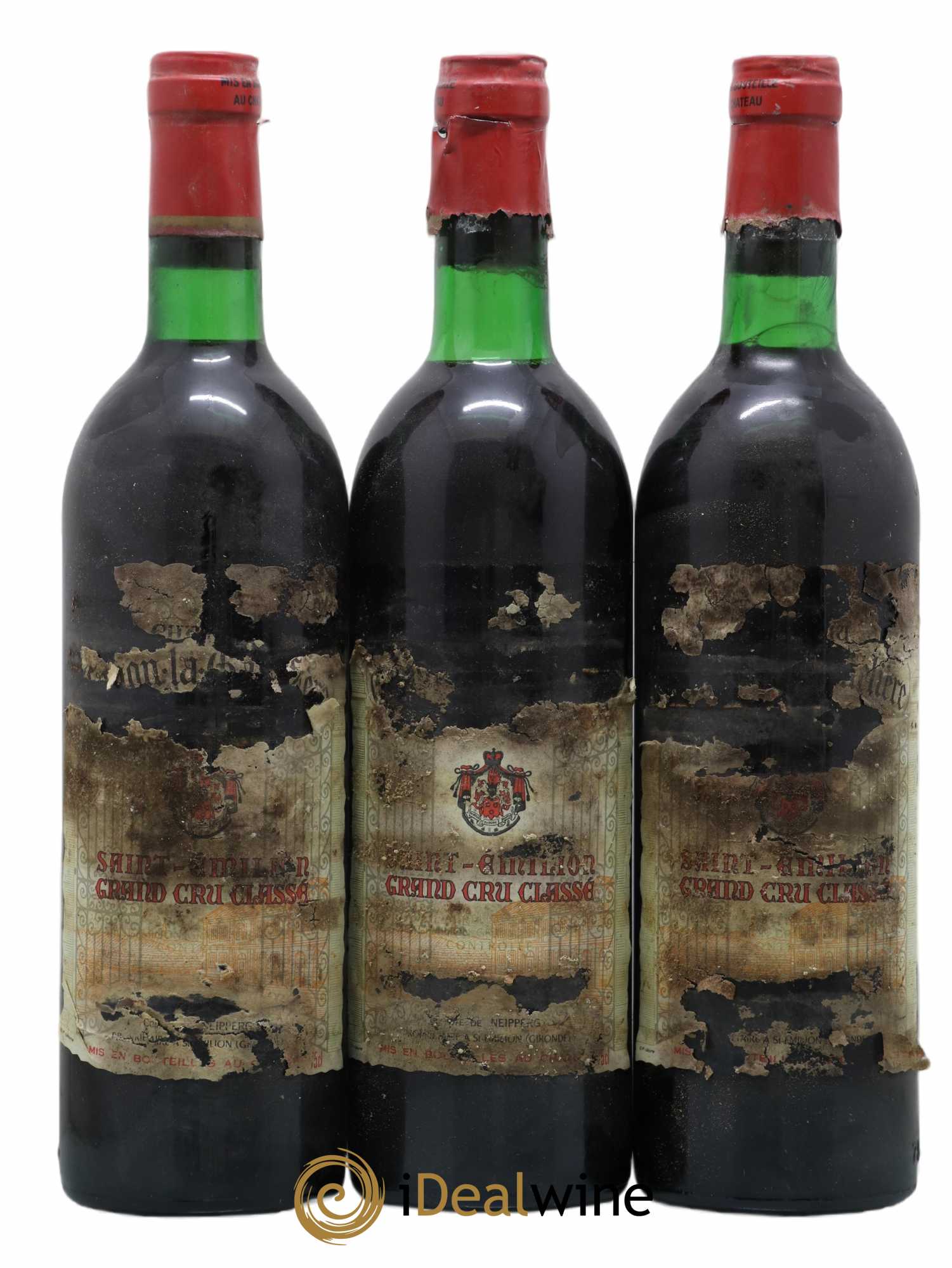Château Canon la Gaffelière 1er Grand Cru Classé B 1978 - Lot de 3 bouteilles - 0