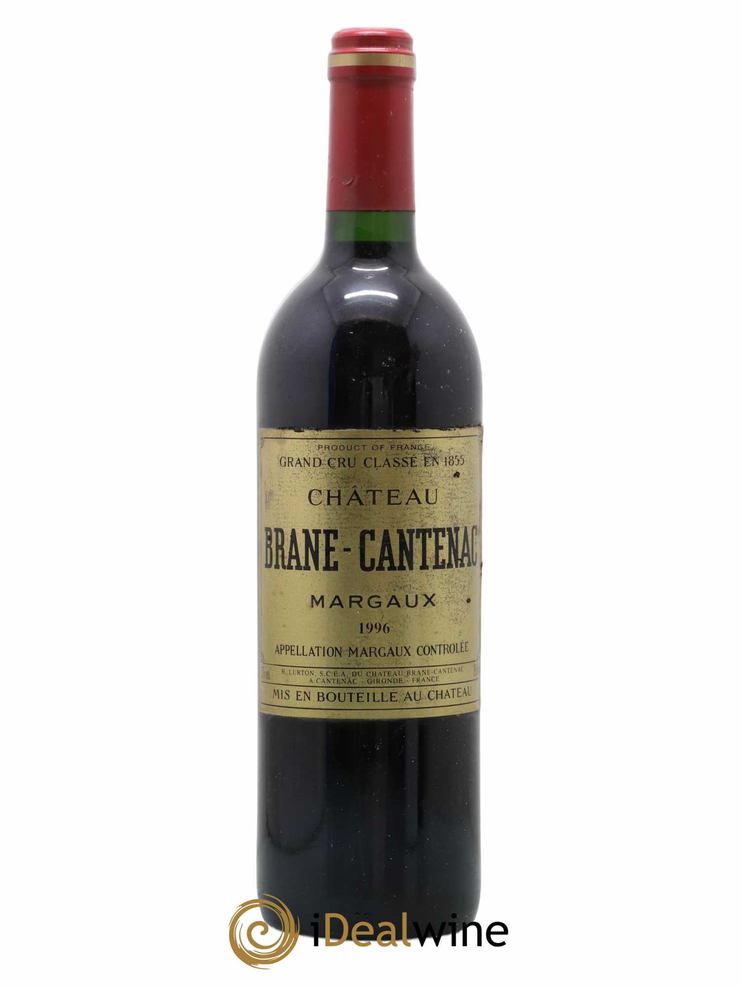 Château Brane Cantenac 2ème Grand Cru Classé 1996 - Lot de 1 bouteille - 0