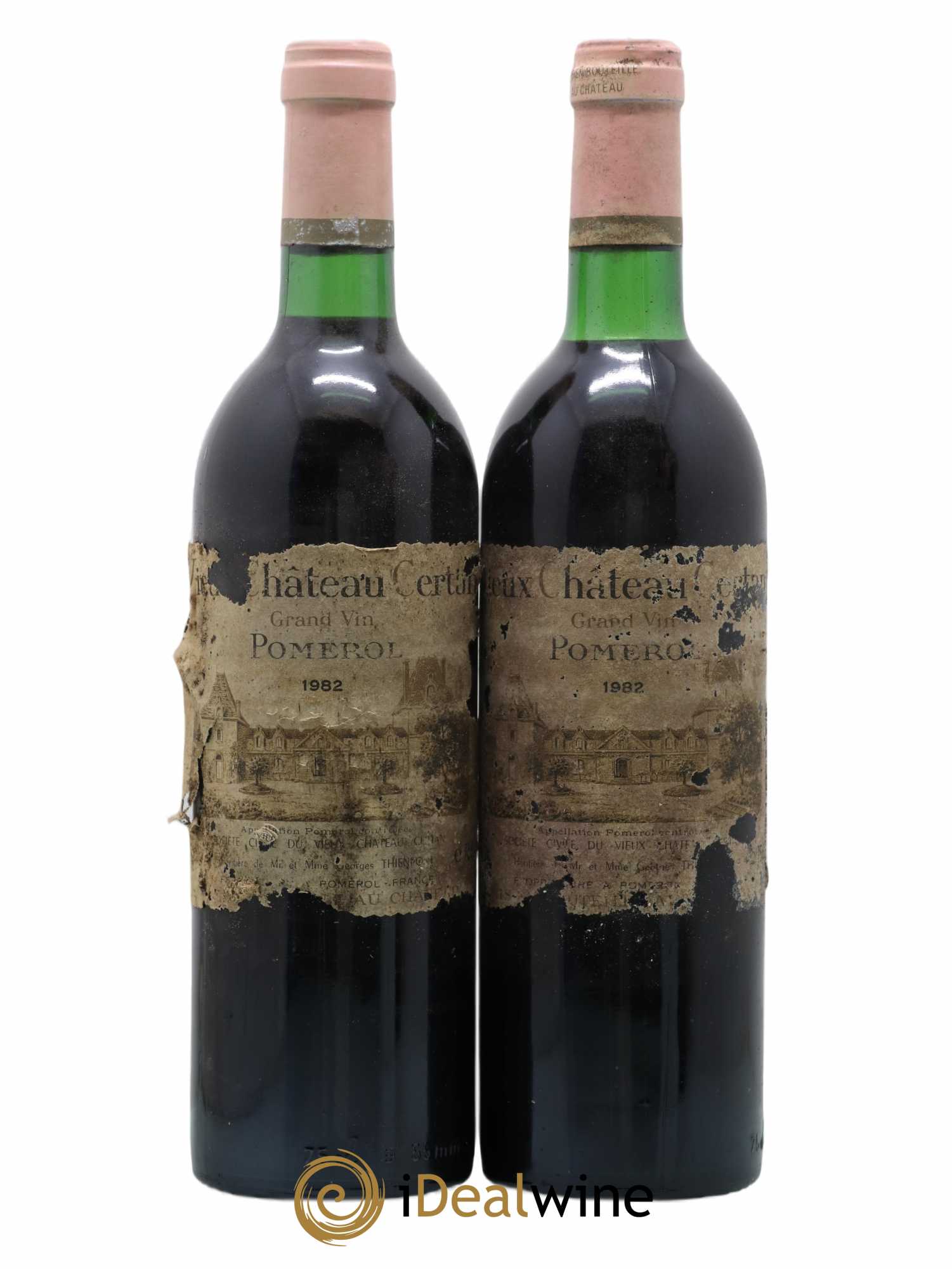 Vieux Château Certan 1982 - Lot de 2 bouteilles - 0