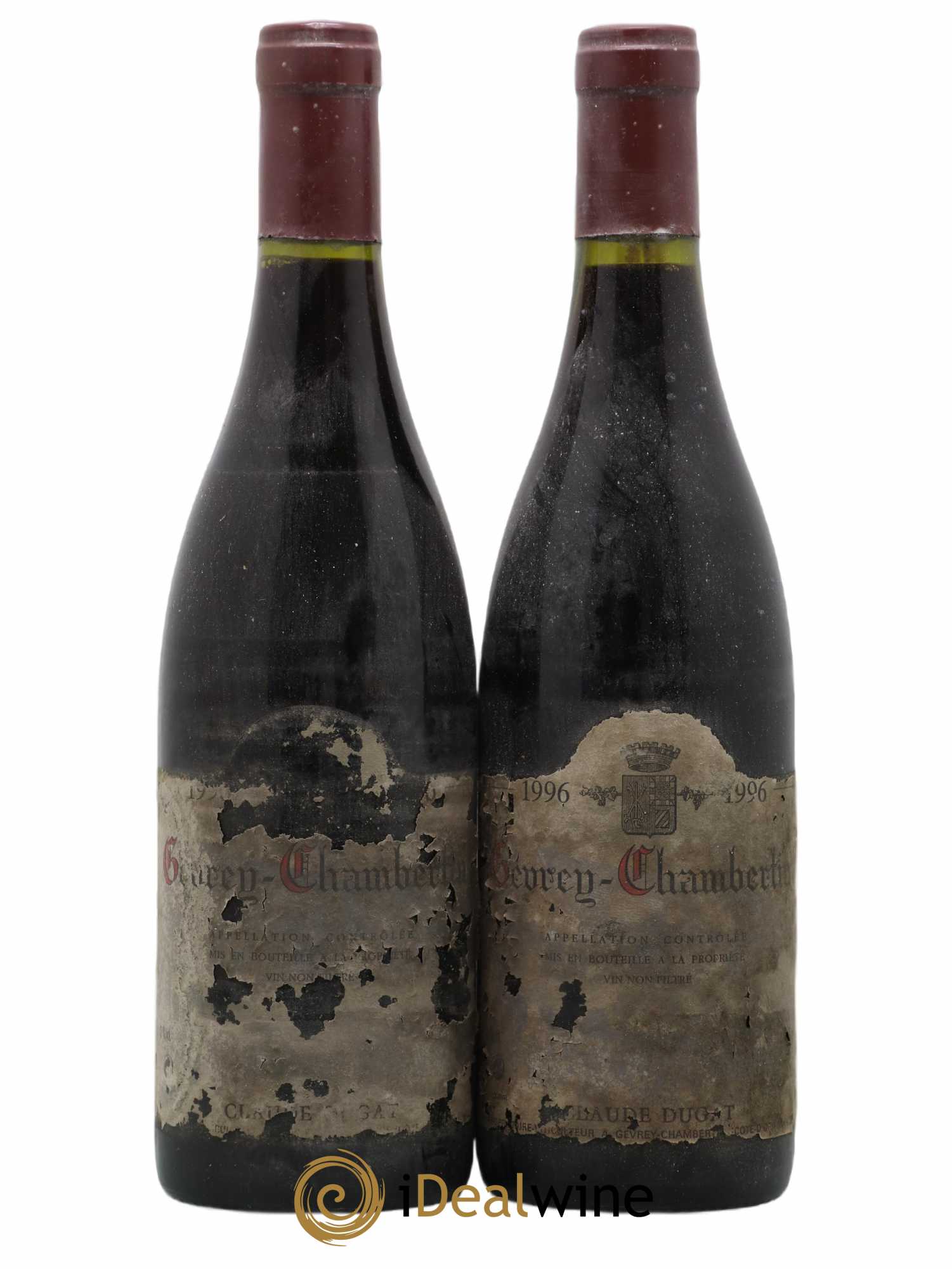 Gevrey-Chambertin Claude Dugat 1996 - Lot de 2 bouteilles - 0