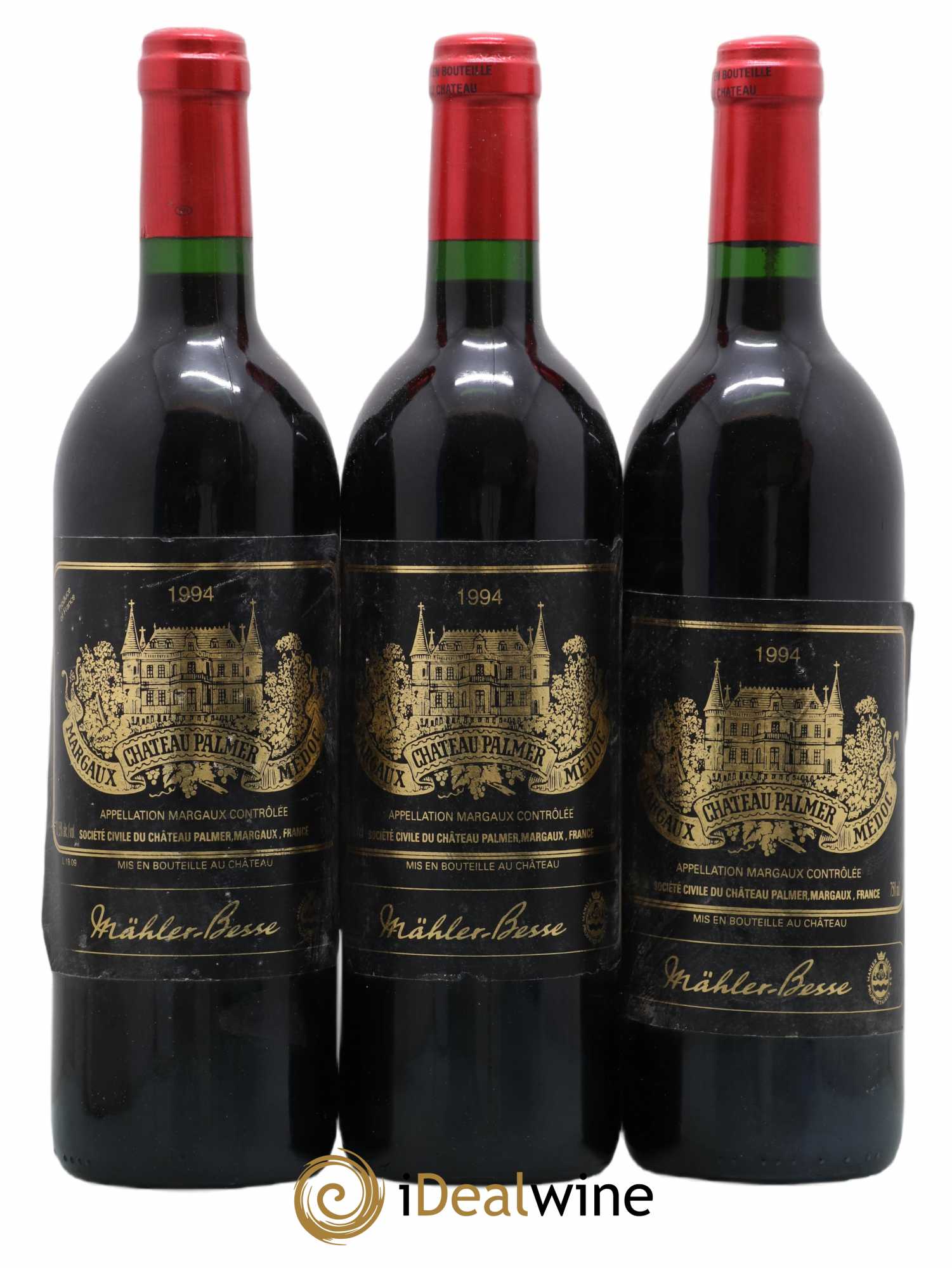 Château Palmer 3ème Grand Cru Classé 1994 - Lot de 3 bouteilles - 0