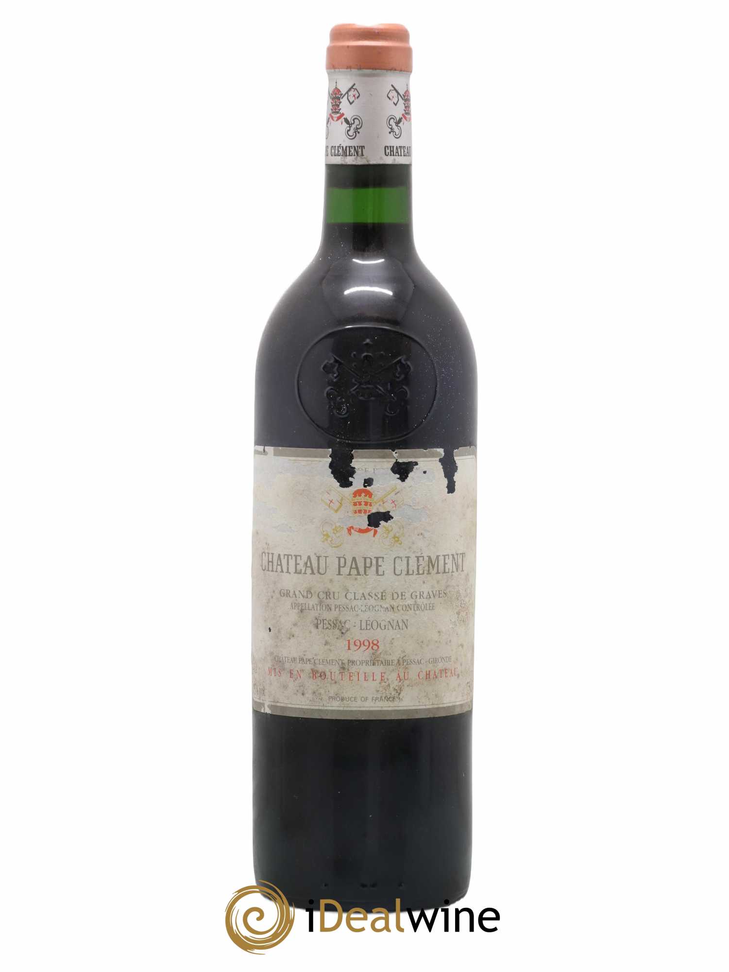 Château Pape Clément Cru Classé de Graves 1998 - Lot de 1 bouteille - 0