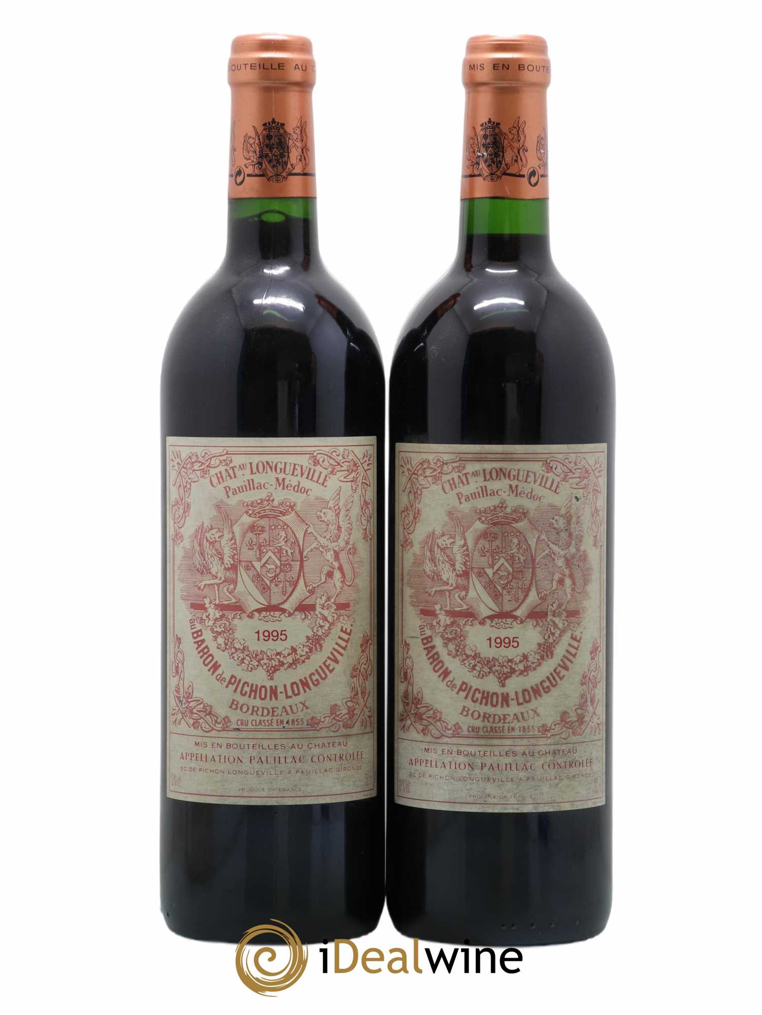 Pichon Longueville Baron 2ème Grand Cru Classé 1995 - Lot de 2 bouteilles - 0