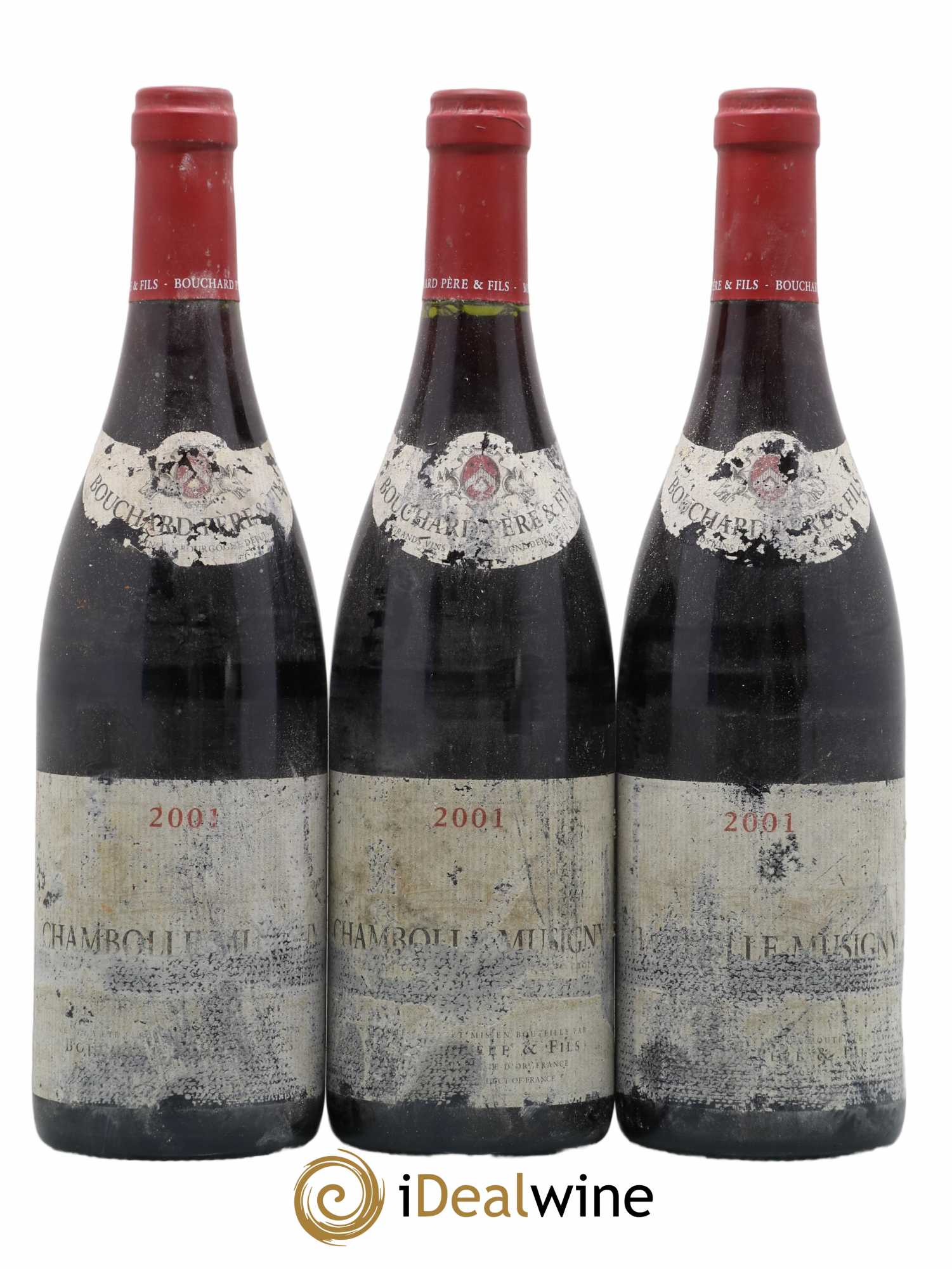 Chambolle-Musigny Bouchard Père & Fils Bouchard Père et Fils 2001 - Lot de 3 bouteilles - 0