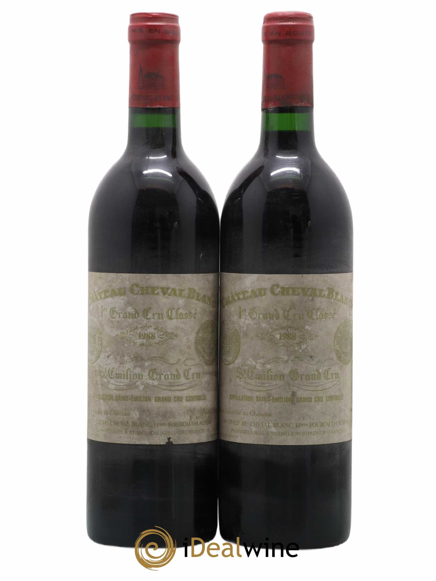 Château Cheval Blanc 1er Grand Cru Classé A 1988 - Lot de 2 bouteilles - 0