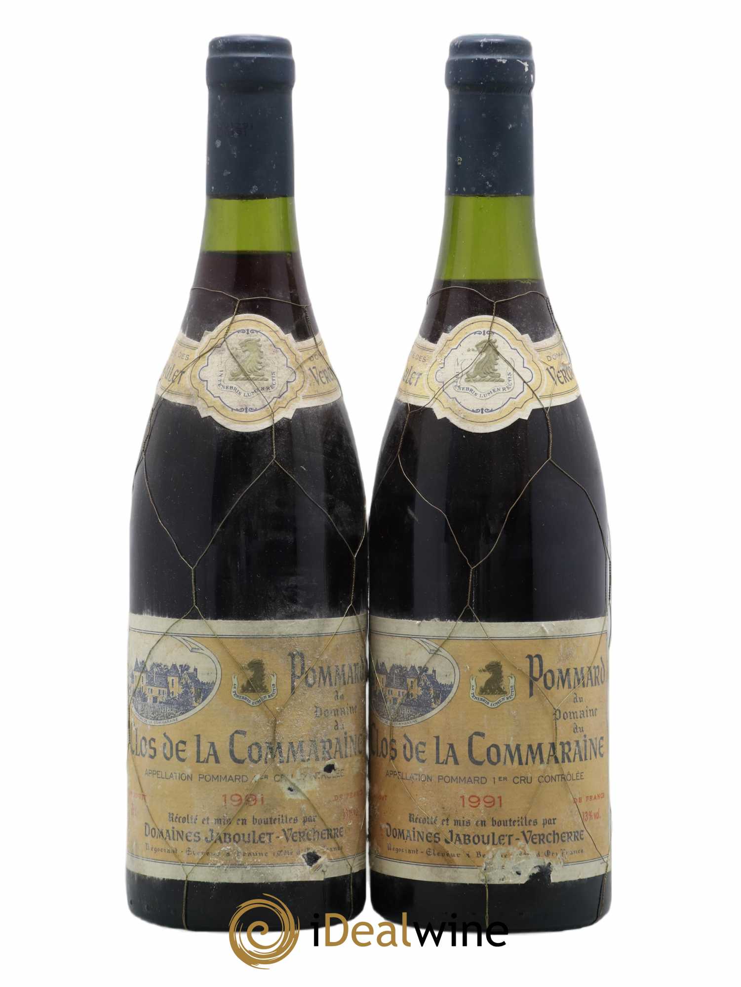 Pommard 1er Cru Clos De La Commaraine Jaboulet-Vercherre 1991 - Posten von 2 Flaschen - 0
