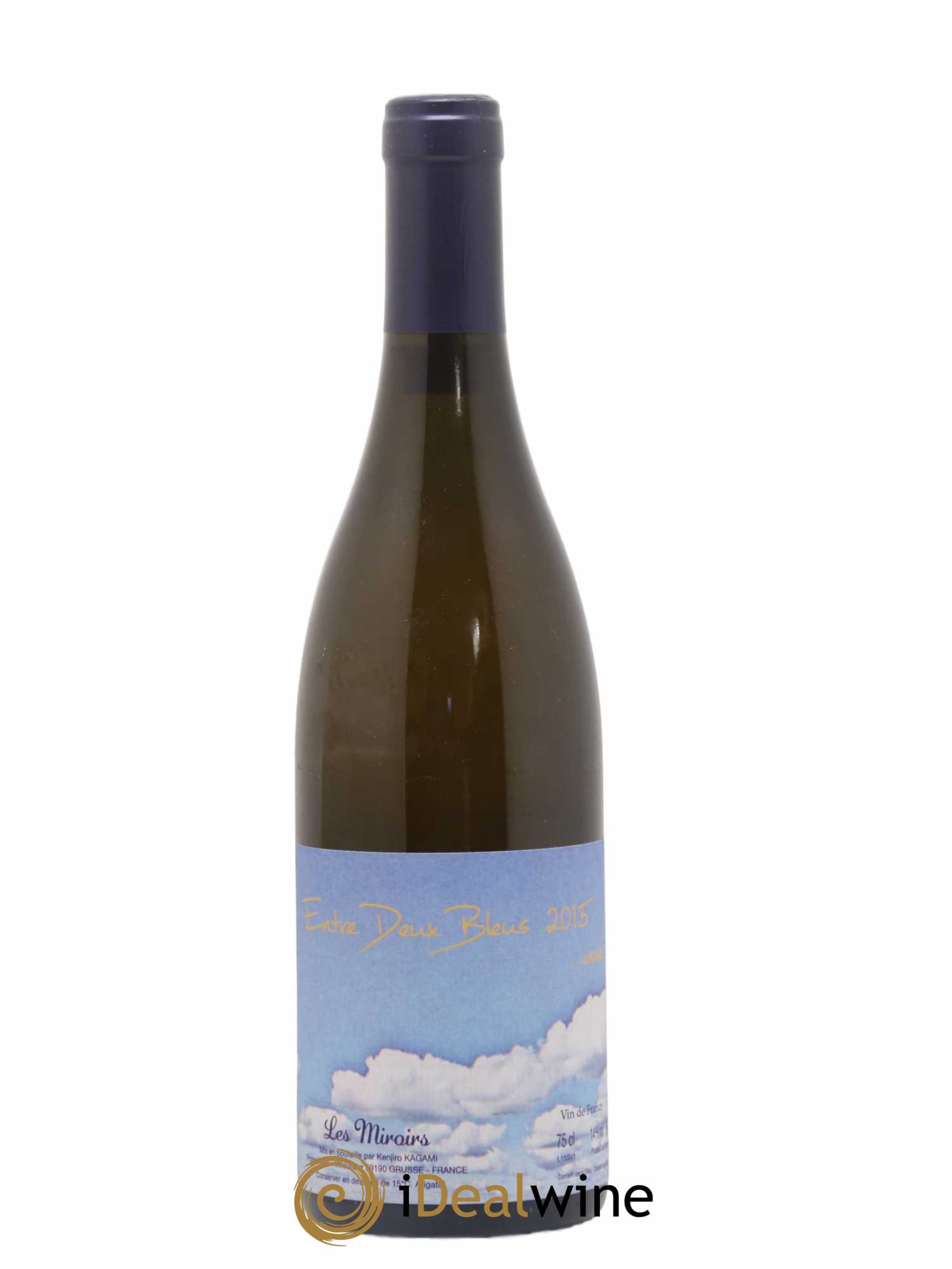Vin de France Entre Deux Bleus Les saugettes Kenjiro Kagami - Domaine des Miroirs 2015 - Lot de 1 bouteille - 0