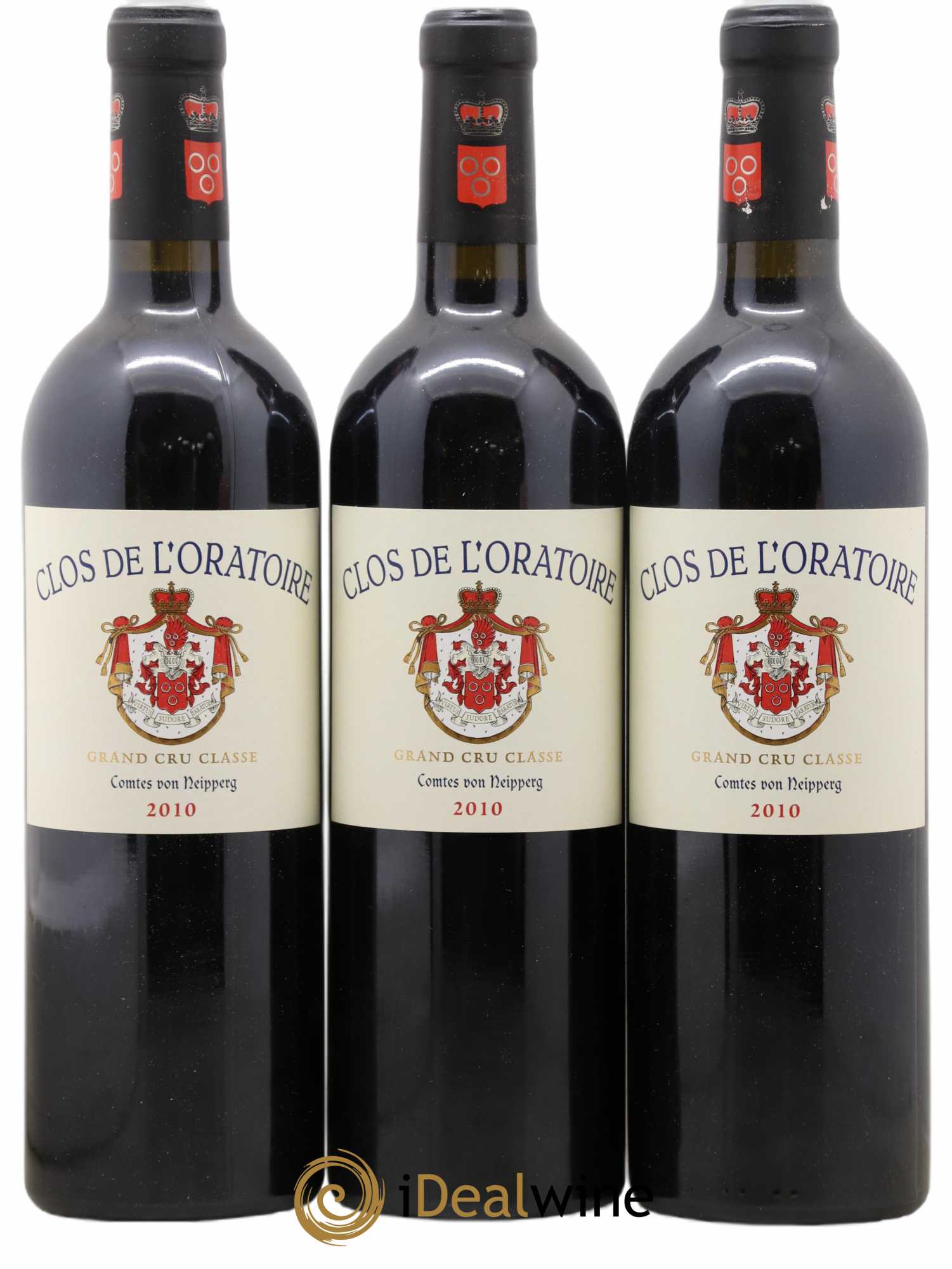 Clos de l'Oratoire Grand Cru Classé 2010 - Lot de 3 bouteilles - 0