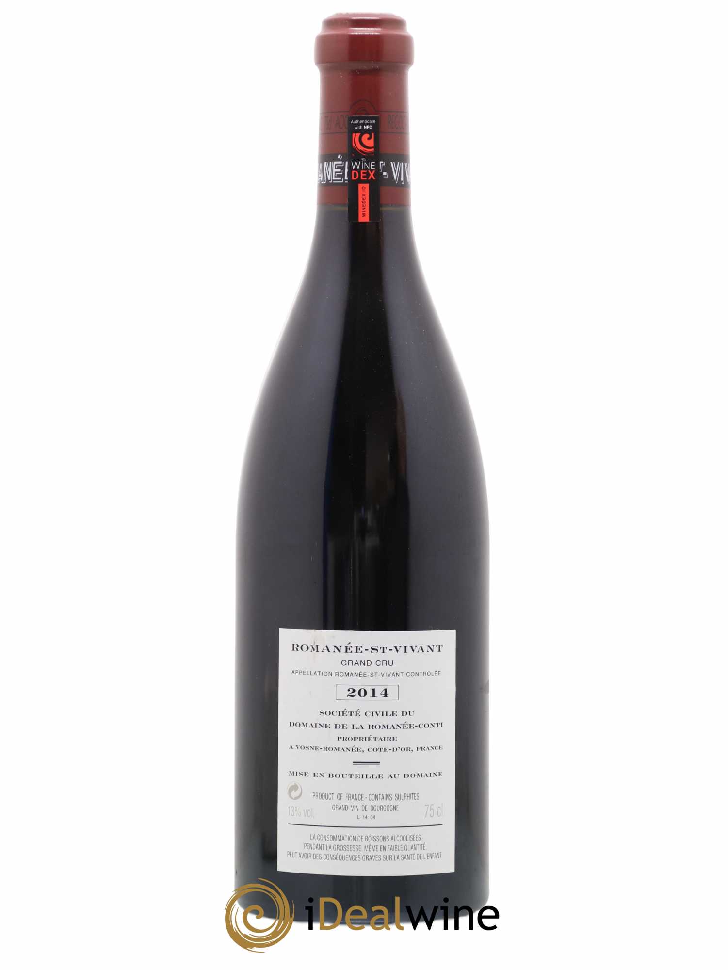 Romanée-Saint-Vivant Grand Cru Domaine de la Romanée-Conti 2014 - Lot of 1 bottle - 1