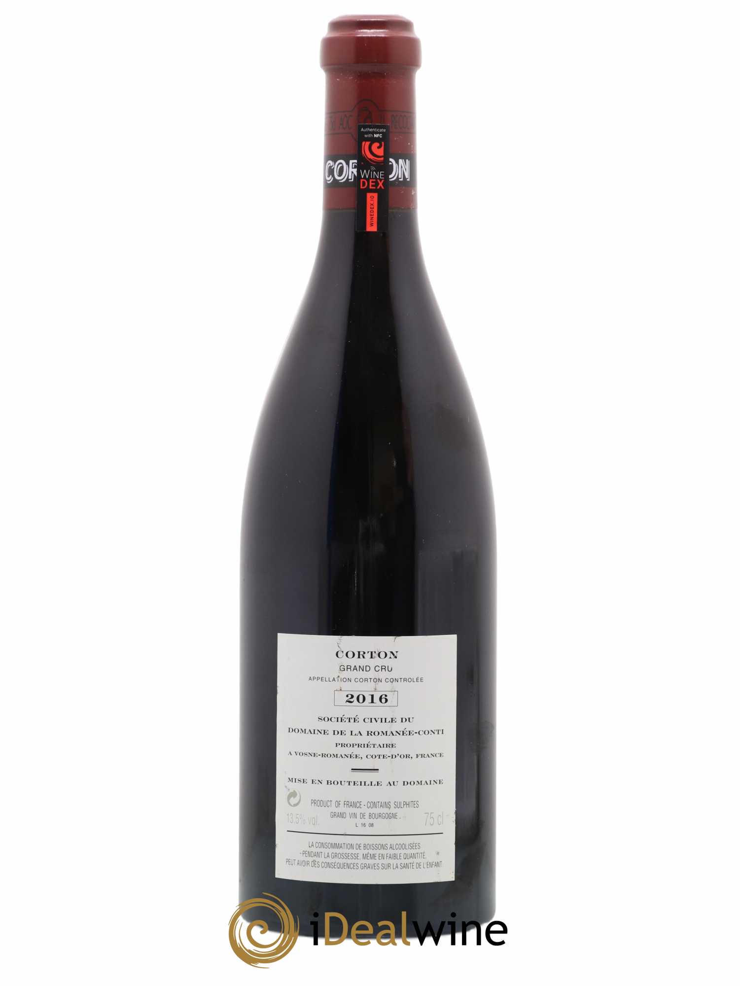 Corton Grand Cru Domaine de la Romanée-Conti 2016 - Lot de 1 bouteille - 1