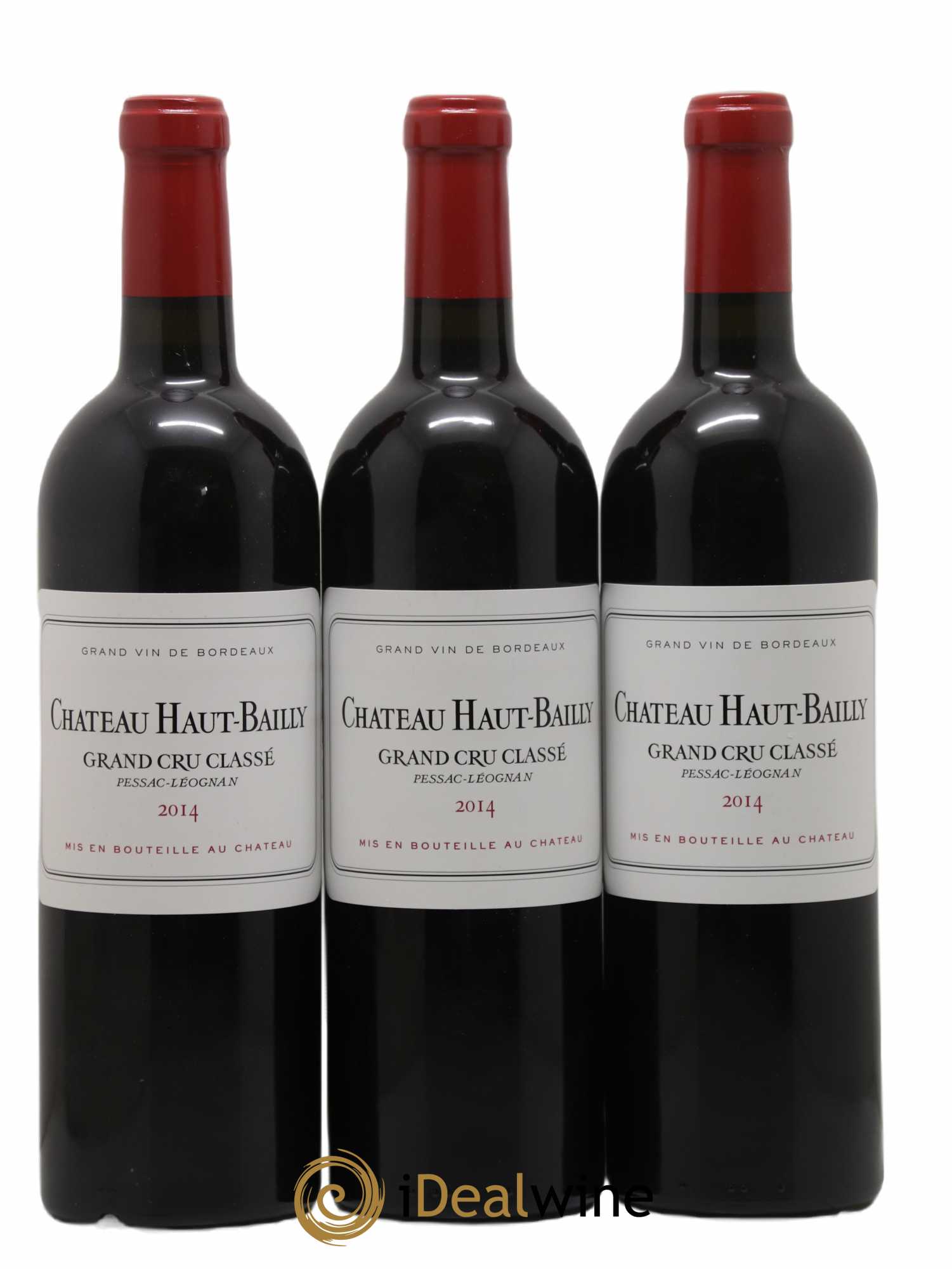 Château Haut-Bailly Cru Classé de Graves 2014 - Lot de 3 bouteilles - 0