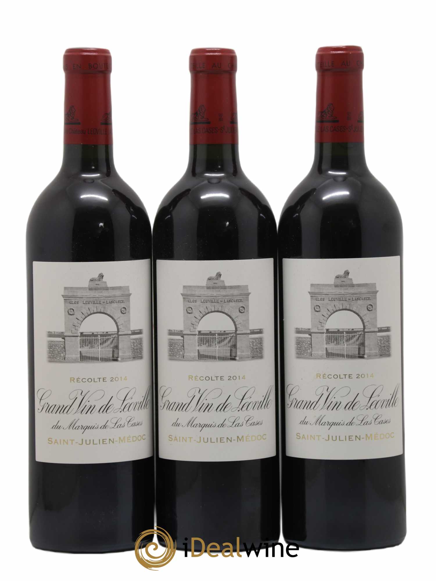 Château Léoville Las Cases 2ème Grand Cru Classé 2014 - Lot de 3 bouteilles - 0