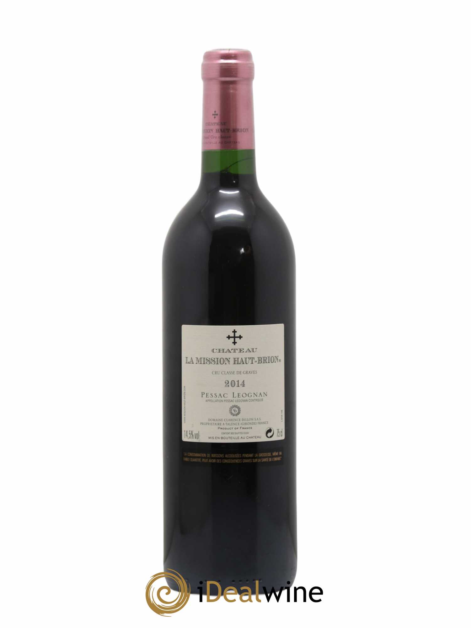 Château la Mission Haut-Brion Cru Classé de Graves 2014 - Lot de 1 bouteille - 1
