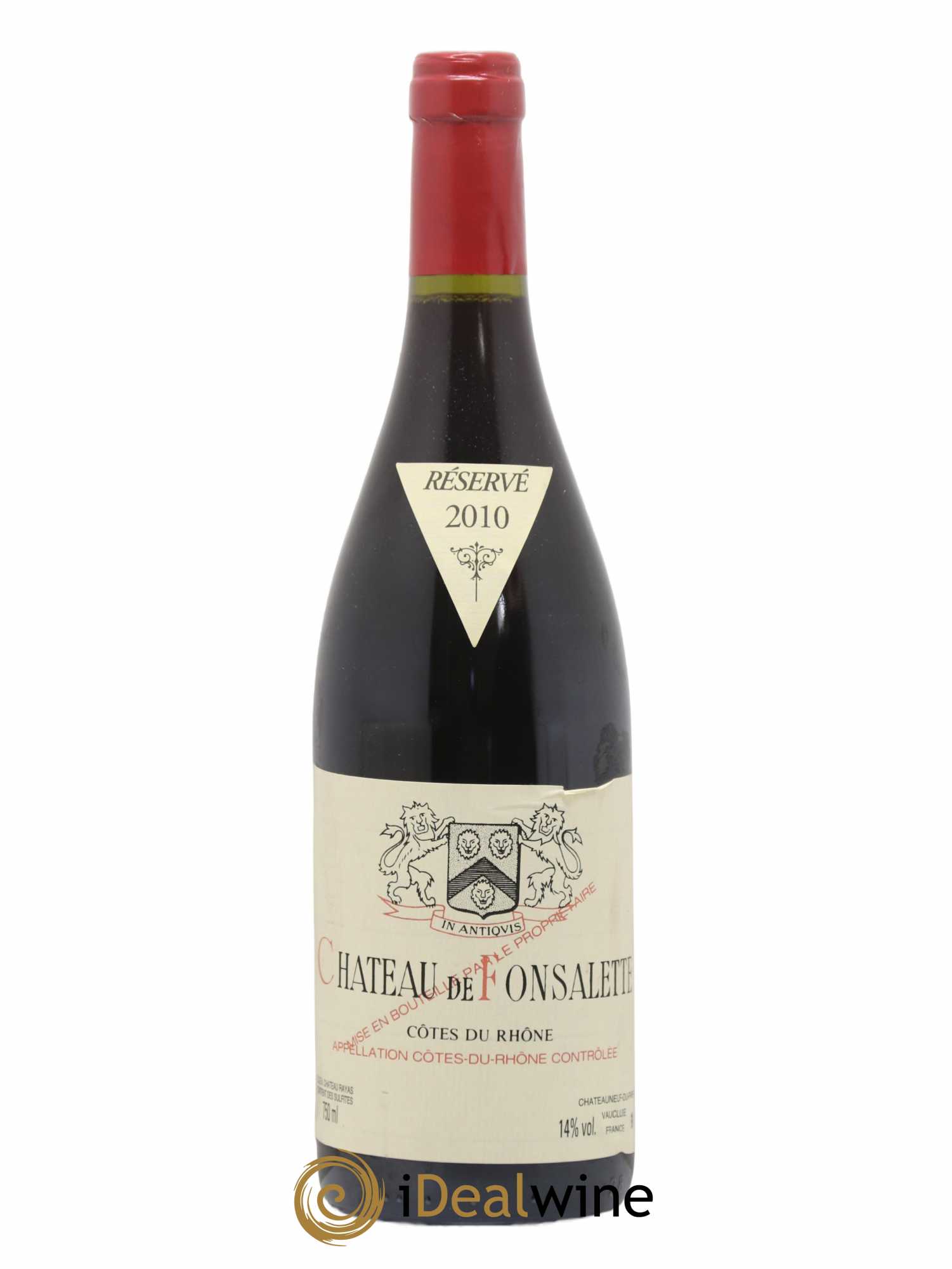 Côtes-du-Rhône Château de Fonsalette Emmanuel Reynaud 2010 - Lot de 1 bouteille - 0