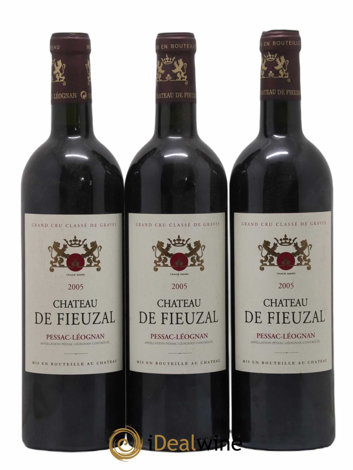 Château de Fieuzal Cru Classé de Graves 2005 - Lot de 3 bouteilles - 0