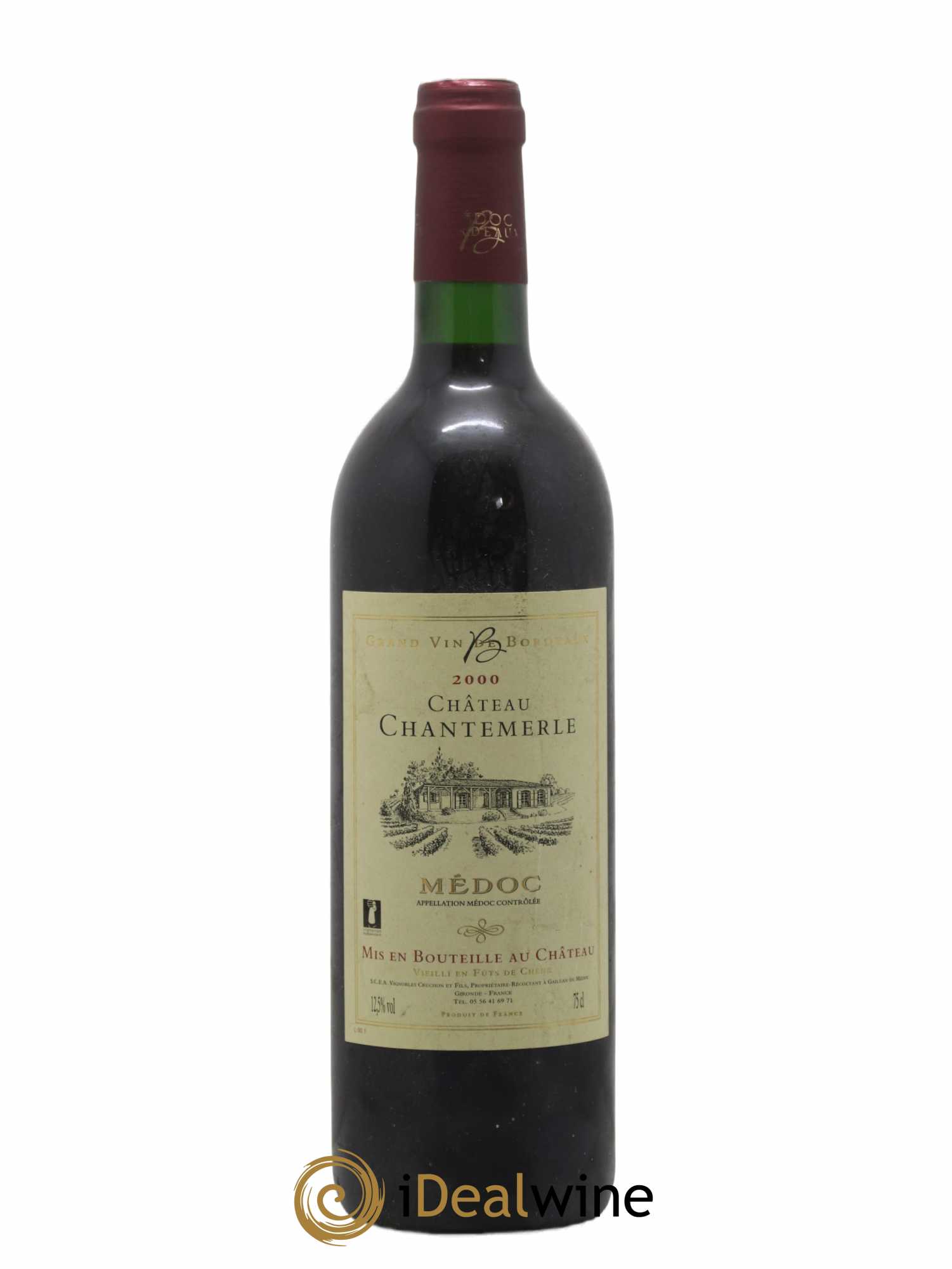 Médoc Château Chantemerle 2000 - Posten von 1 Flasche - 0