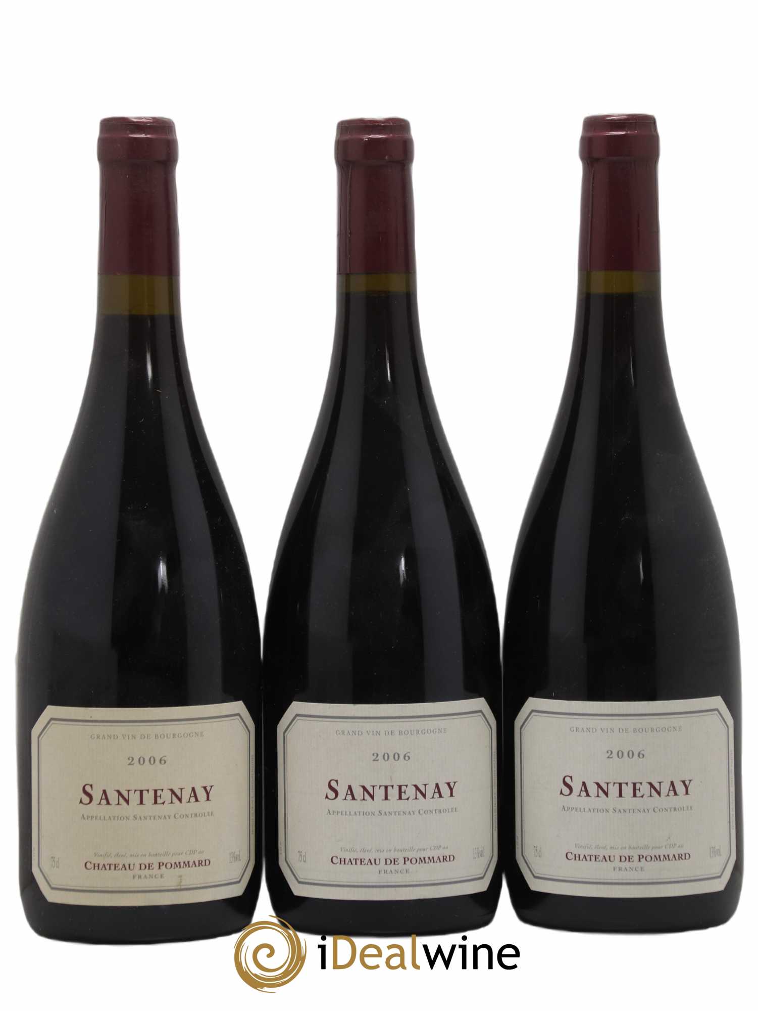 Santenay Château de Pommard 2006 - Lot de 3 bouteilles - 0