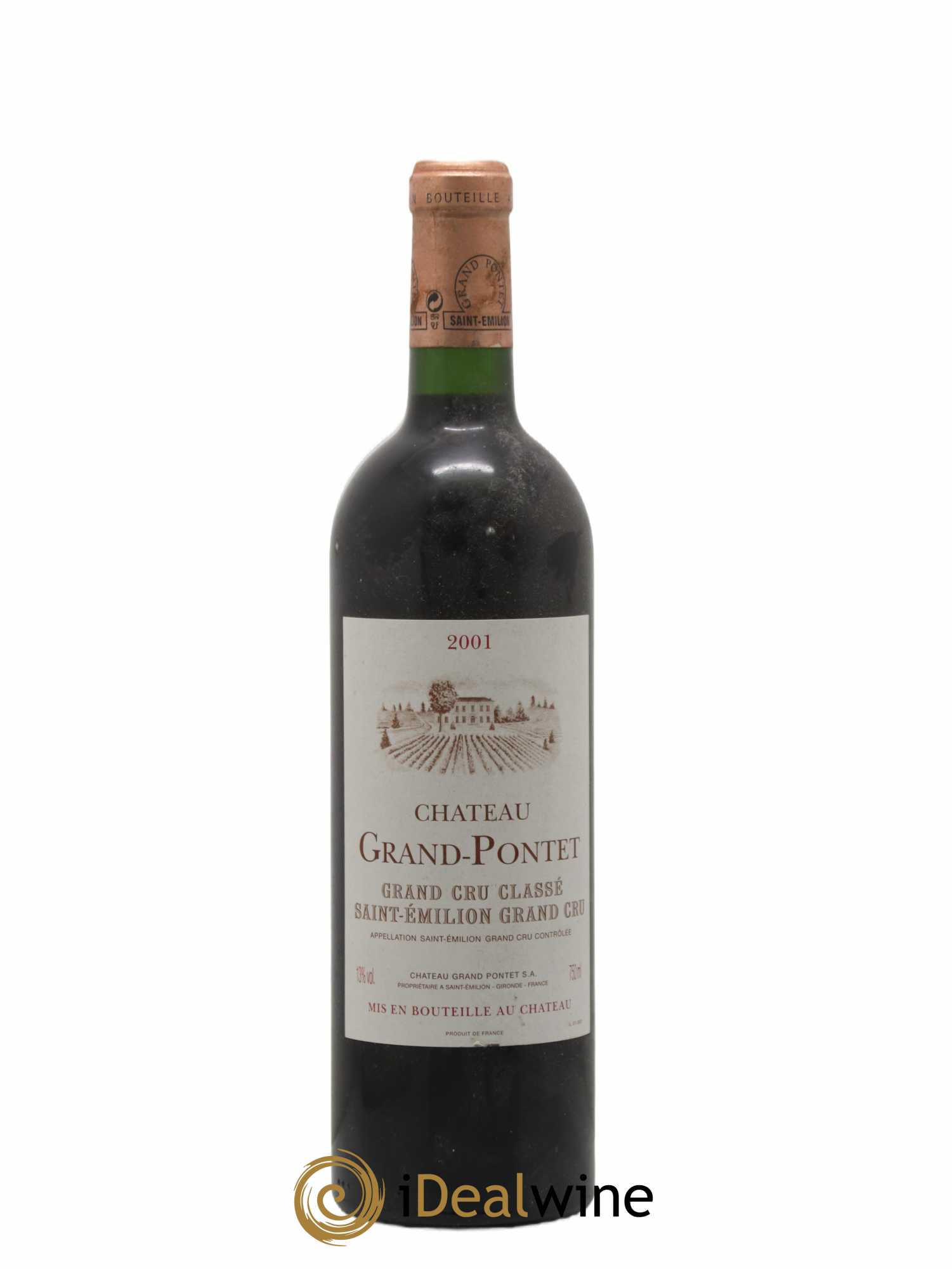 Château Grand Pontet Grand Cru Classé 2001 - Lot de 1 bouteille - 0