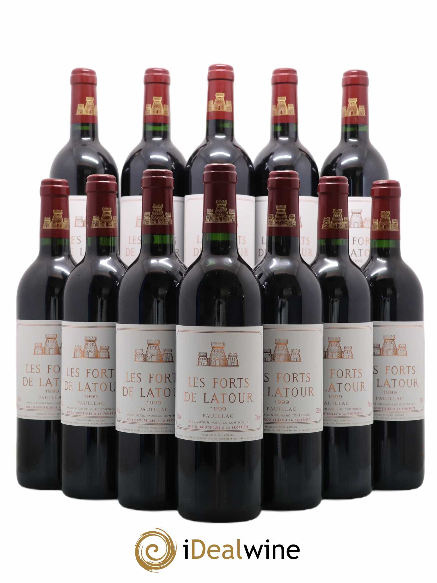Les Forts de Latour Second Vin 1999 - Lot de 12 bouteilles - 0