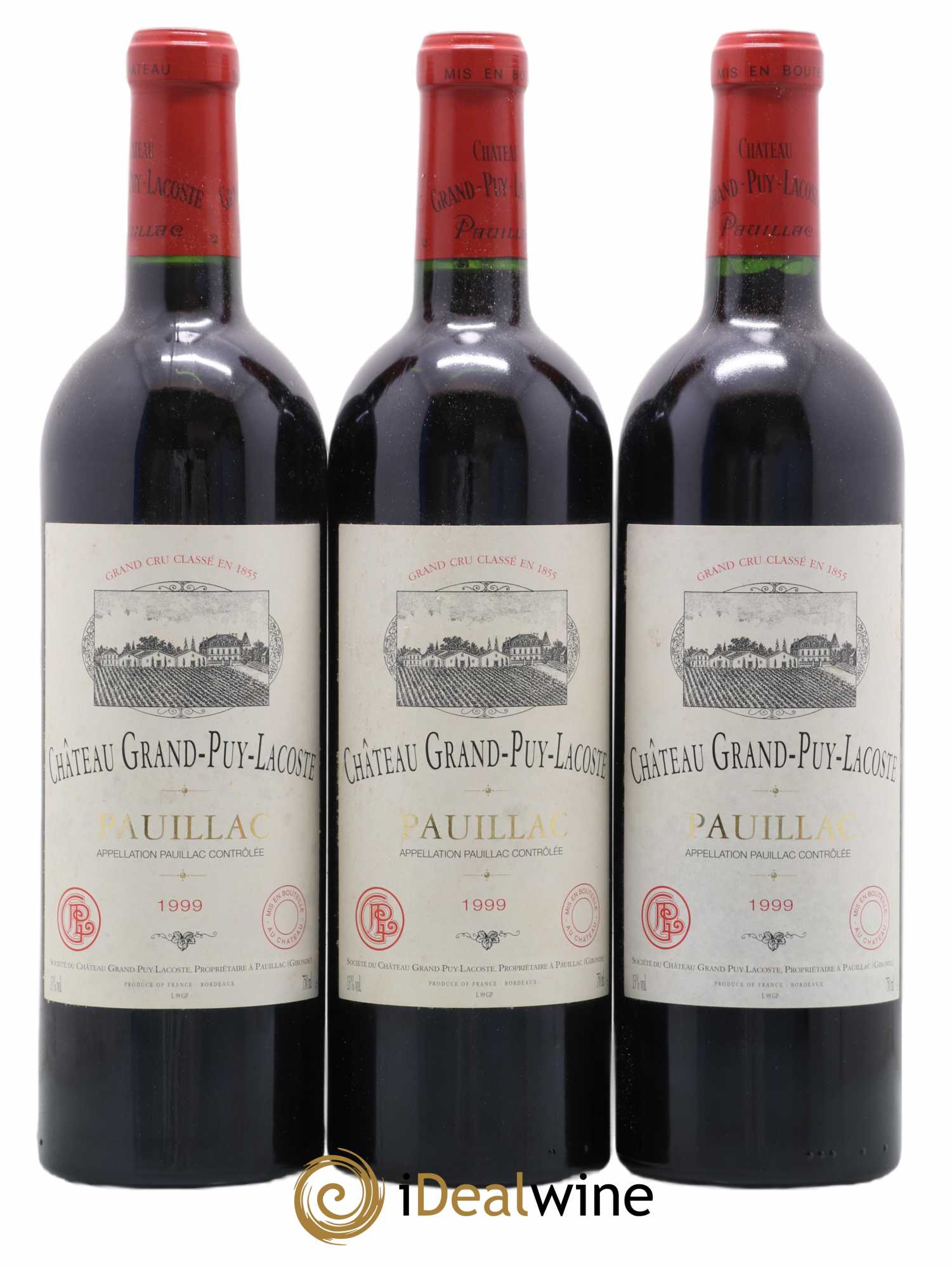 Château Grand Puy Lacoste 5ème Grand Cru Classé 1999 - Lot de 12 bouteilles - 2