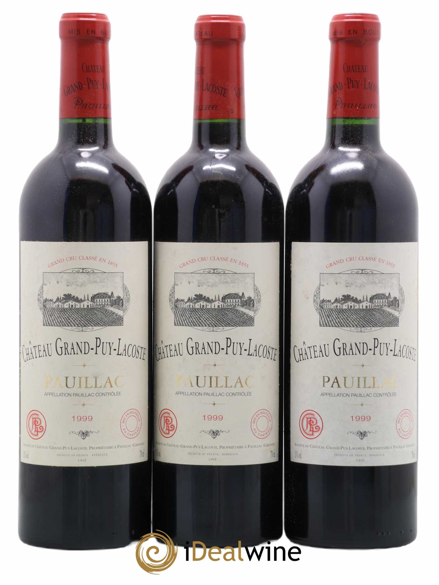 Château Grand Puy Lacoste 5ème Grand Cru Classé 1999 - Lot de 12 bouteilles - 3