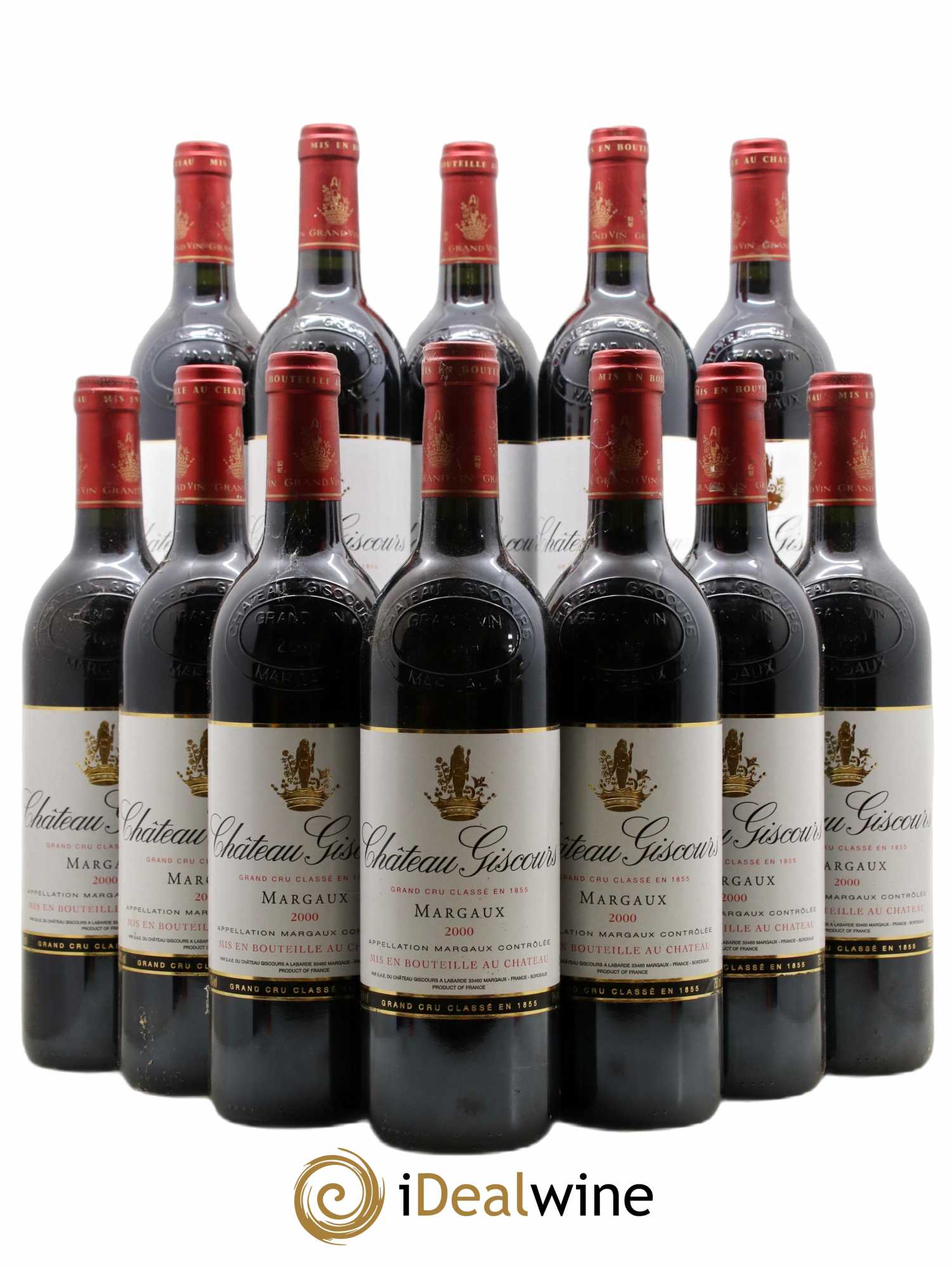 Château Giscours 3ème Grand Cru Classé 2000 - Lot de 12 bouteilles - 0