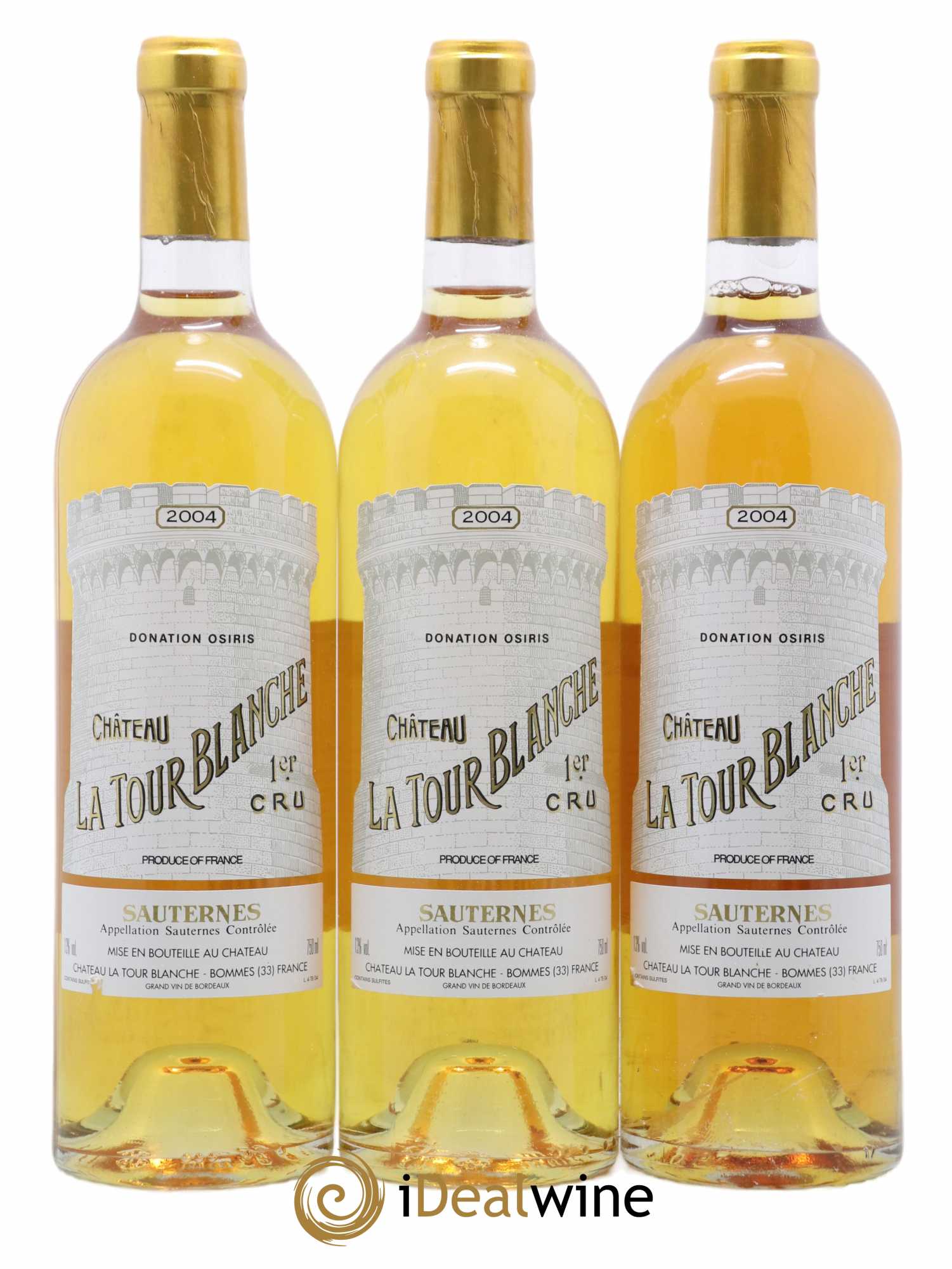 Château la Tour Blanche 1er Grand Cru Classé 2004 - Lotto di 12 bottiglie - 1